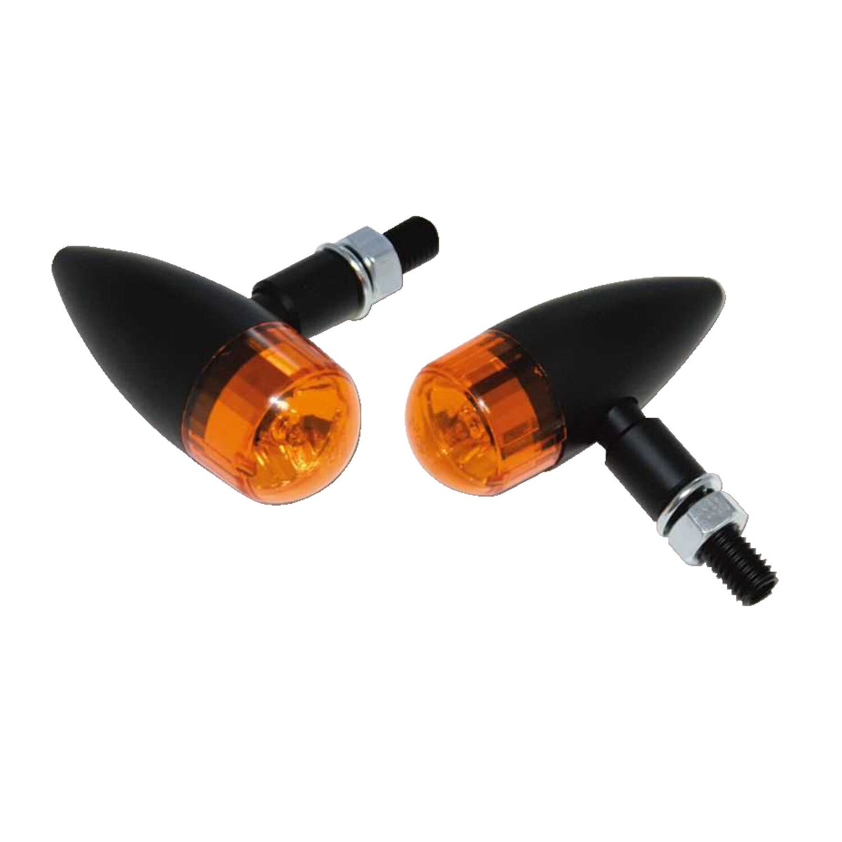 Midi bullet turn signal set. Black