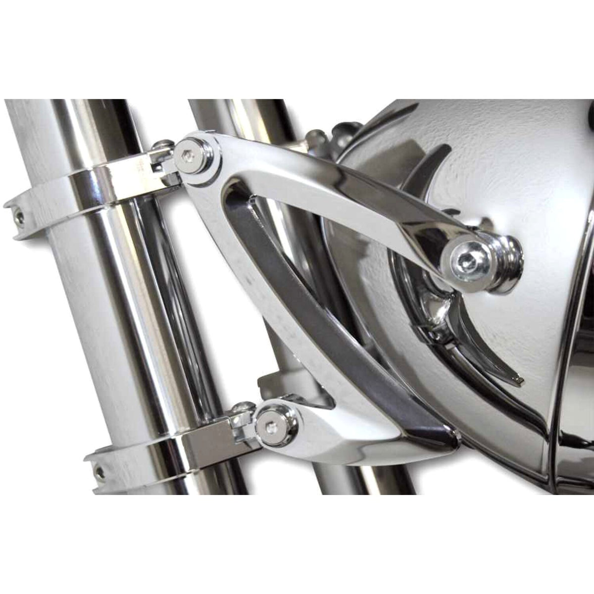 Headlamp bracket Z-style. Chrome. 42-43mm