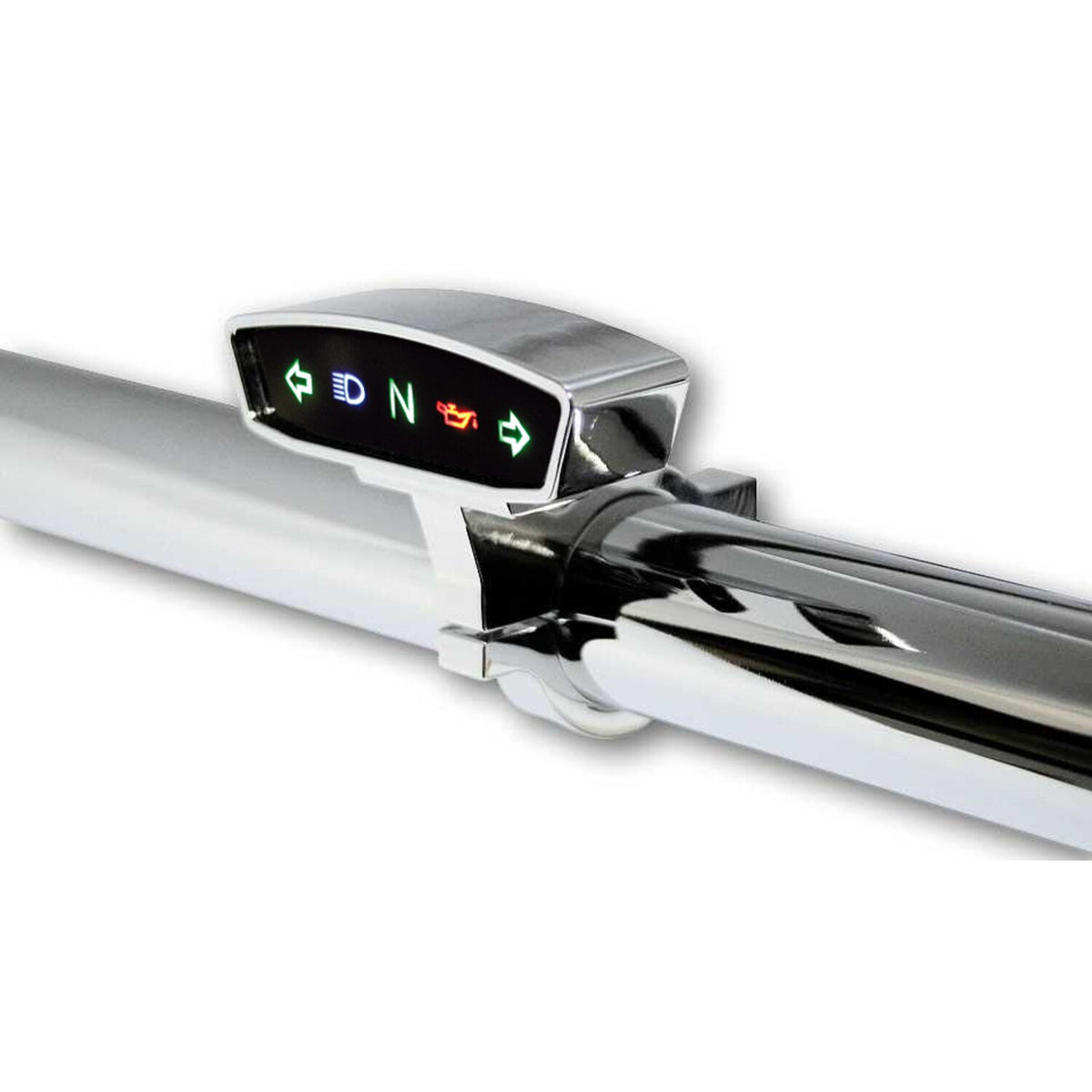 Mitchell, LED indicator light unit. Chrome