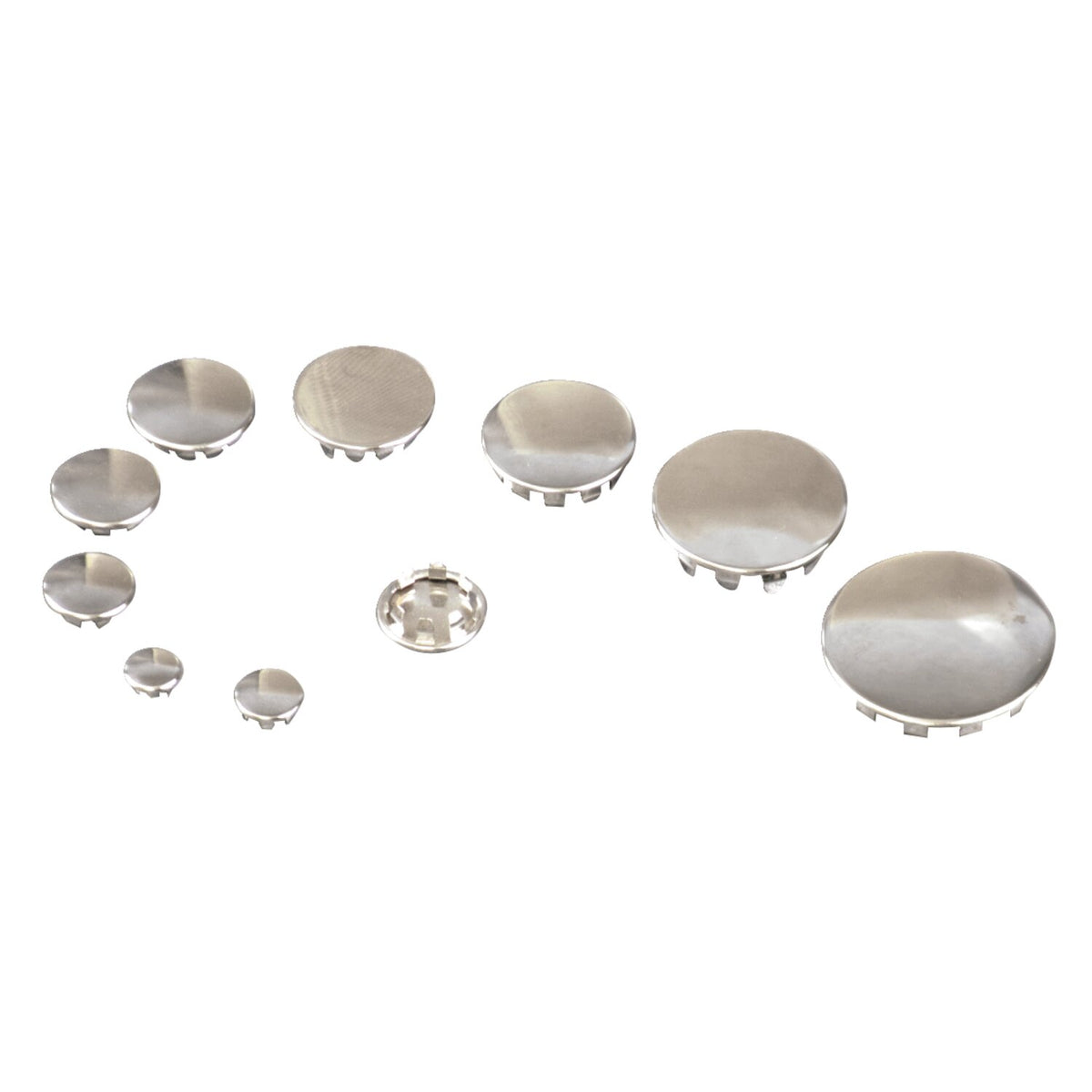 GW push-in plugs 1/4", chrome
