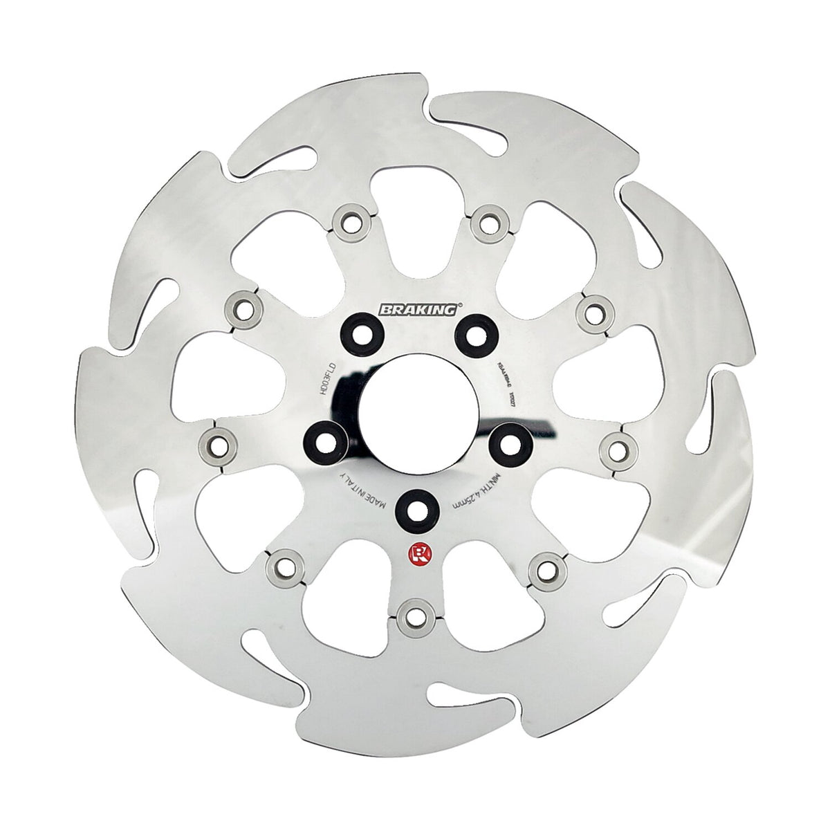 Braking floating 9-spoke Wave brake rotor 11.5", rear