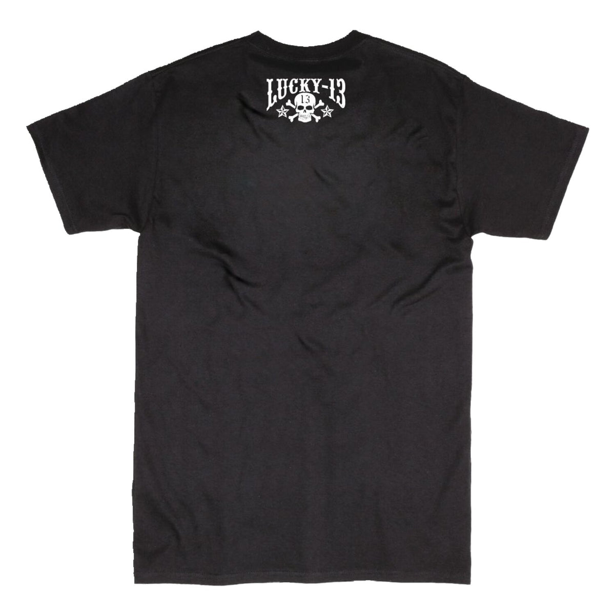 Lucky 13 Skull Stars t-shirt black