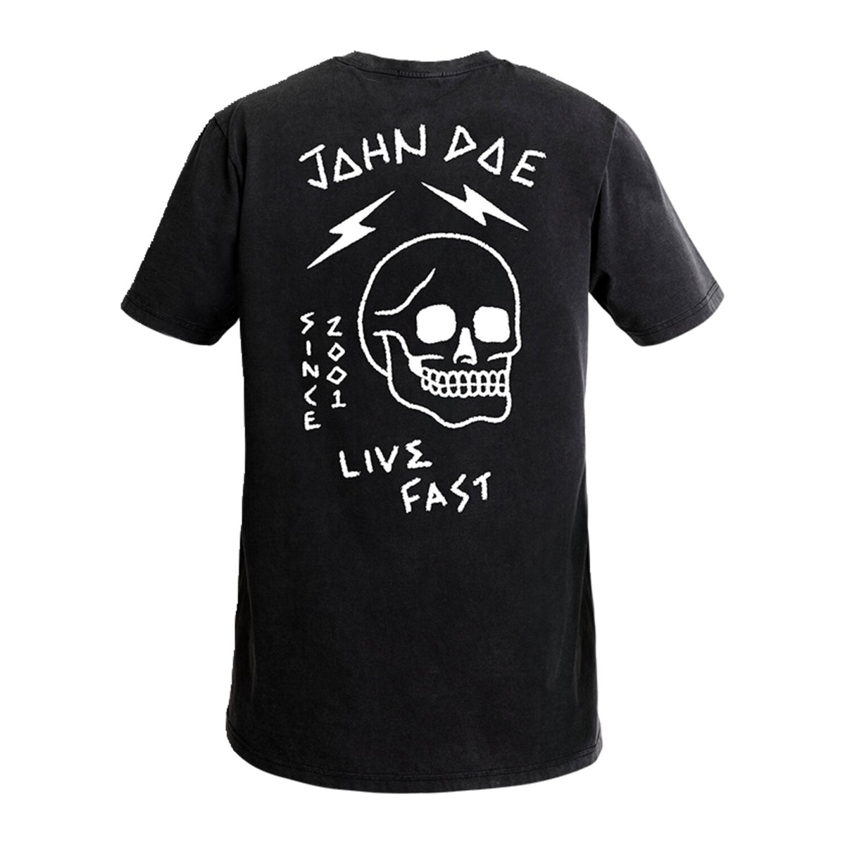 John Doe Live fast Skull T-shirt black