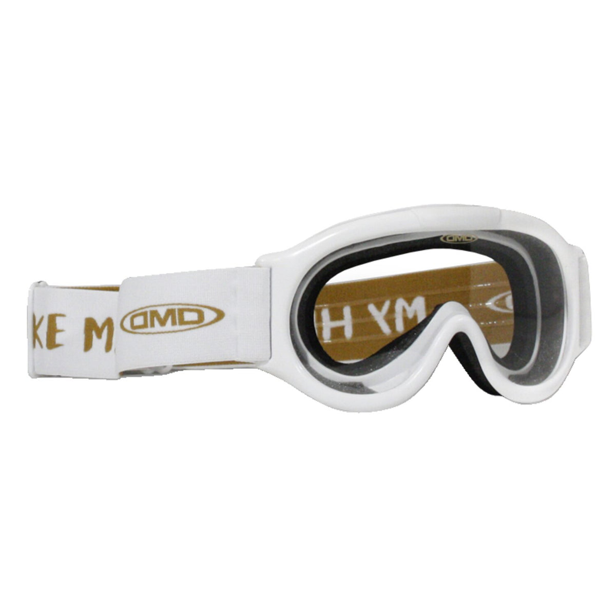 DMD Ghost white clear goggles