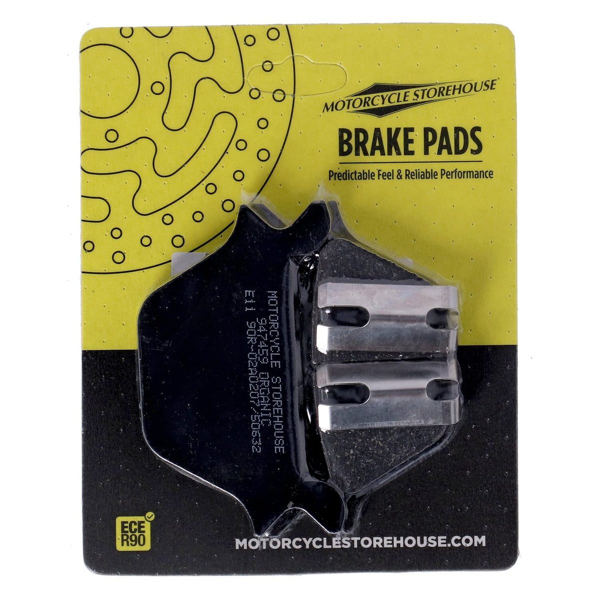 MCS, brake pads rear. Organic