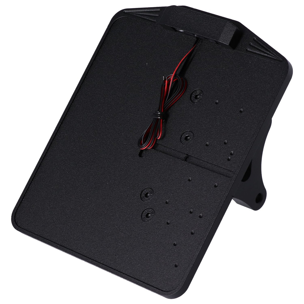 CPV, side mount license plate bracket. Black powder coated