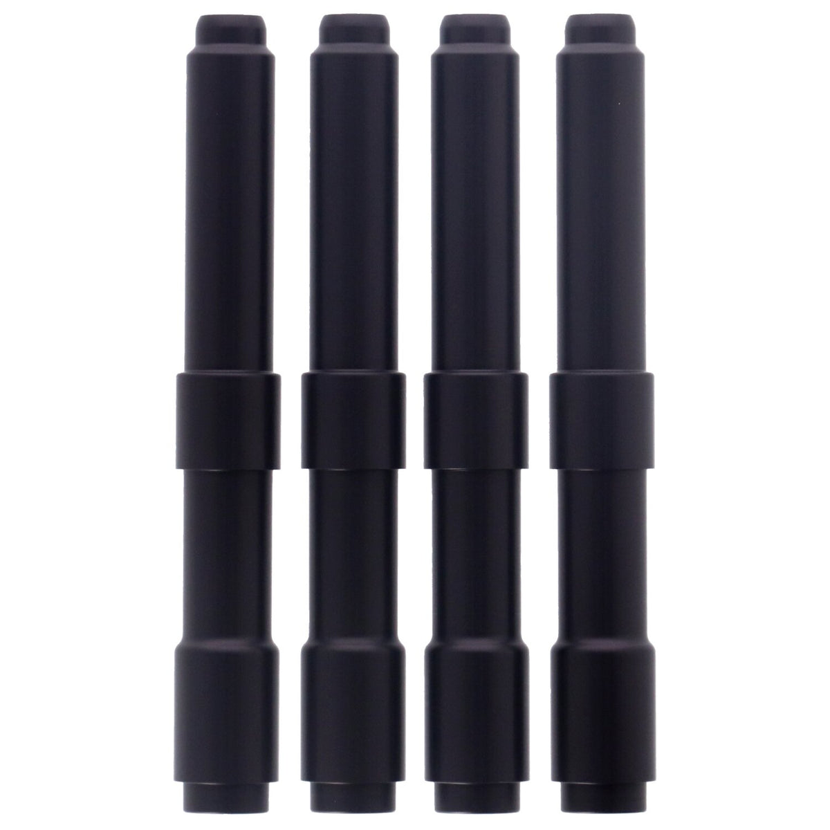 Dippert, 04-up XL Shovel style pushrod cover set. Black