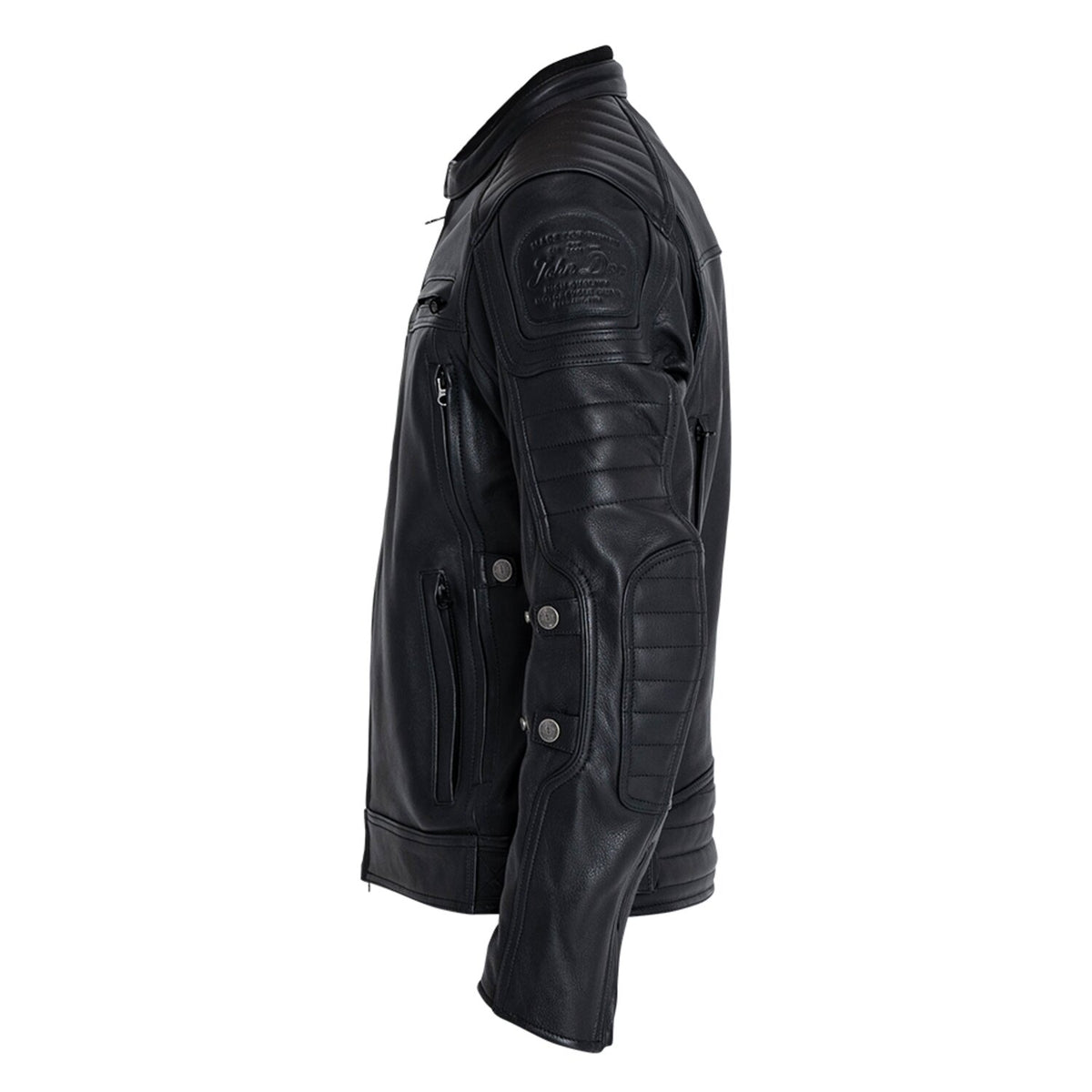 John Doe Technical Leather jacket with XTM black