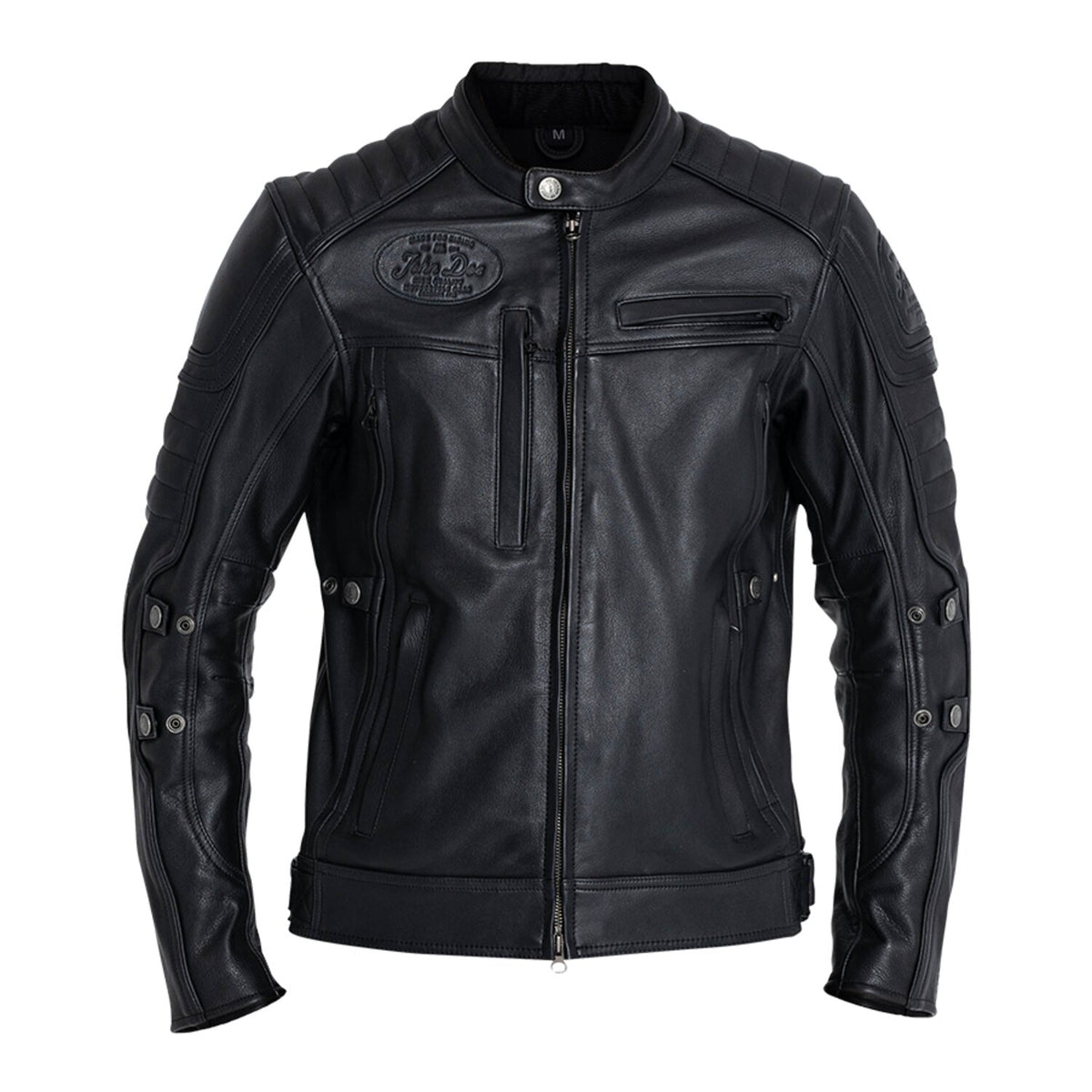 John Doe Technical Leather jacket with XTM black