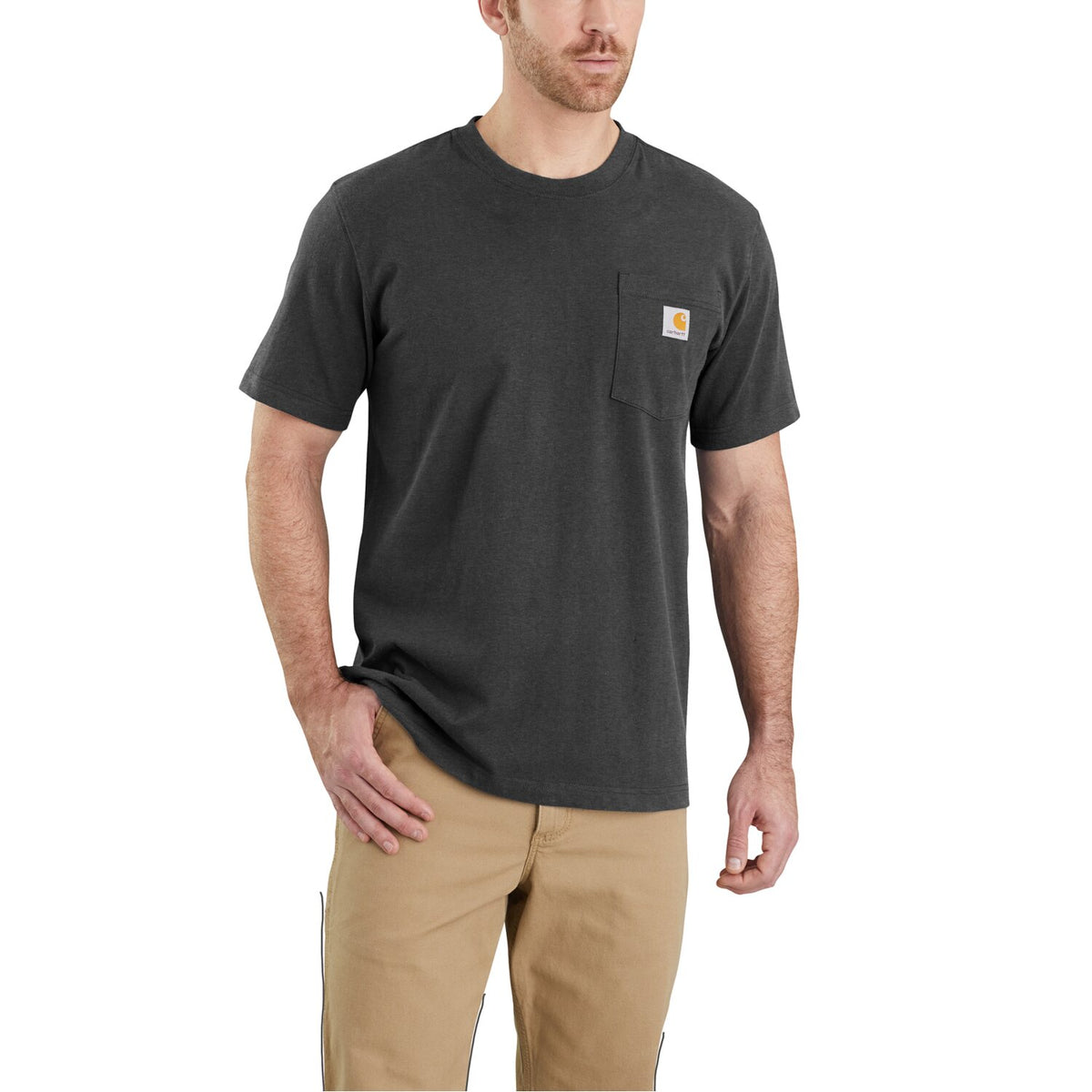 Carhartt K87 Pocket t-shirt carbon heather