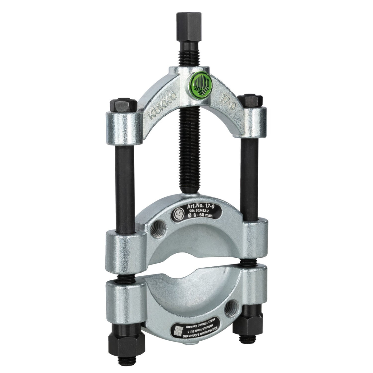 Kukko, separator with quick clamp spindle