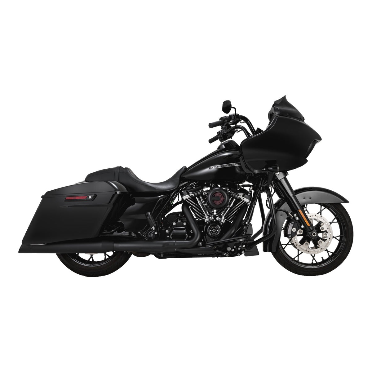 Vance & Hines, Backslash 450 slip-on mufflers. Matte black