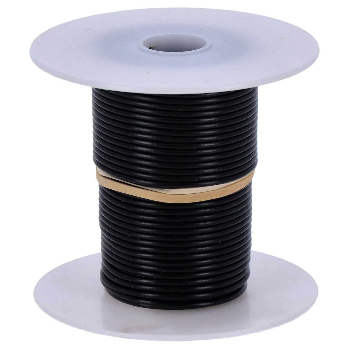 Wire on spool, 18 gauge. 100 ft. Black