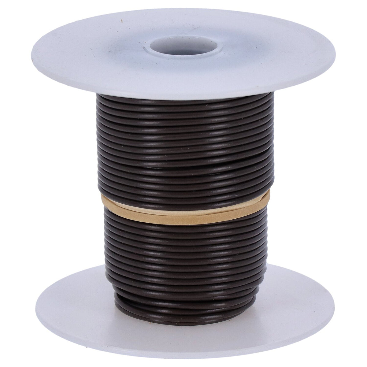 Wire on spool, 18 gauge. 100 ft. Brown