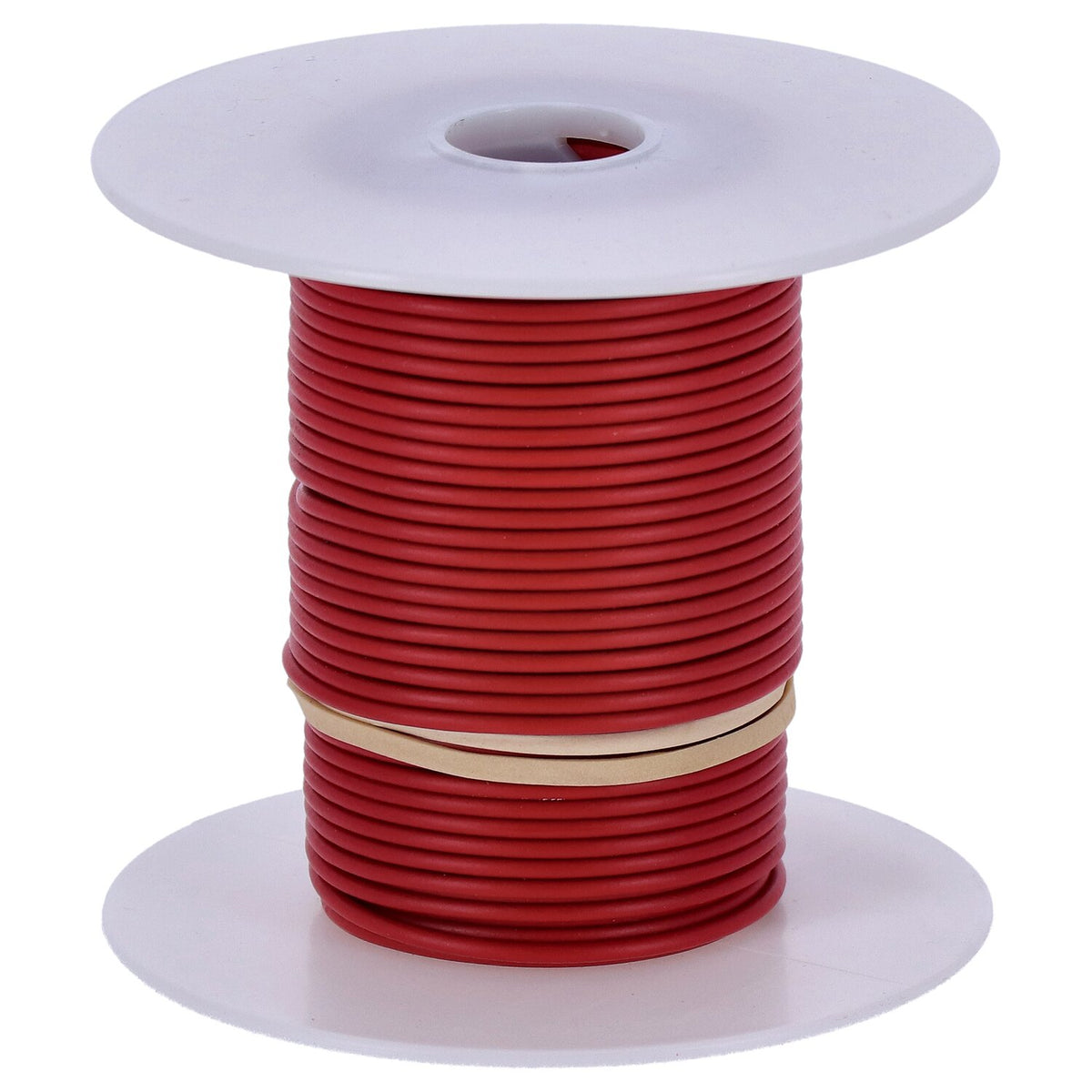 Wire on spool, 18 gauge. 100 ft. Red