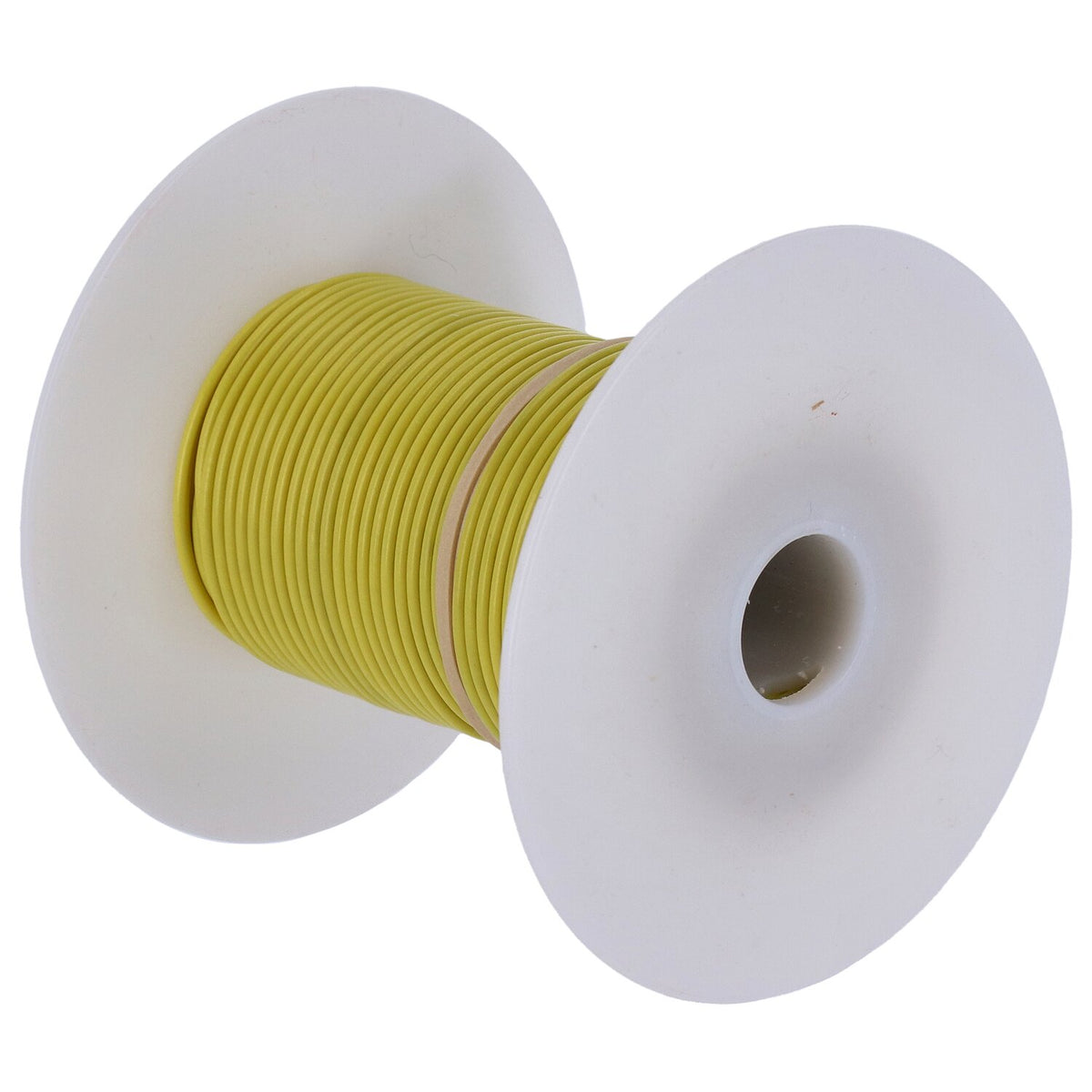 Wire on spool, 18 gauge. 100 ft. Yellow