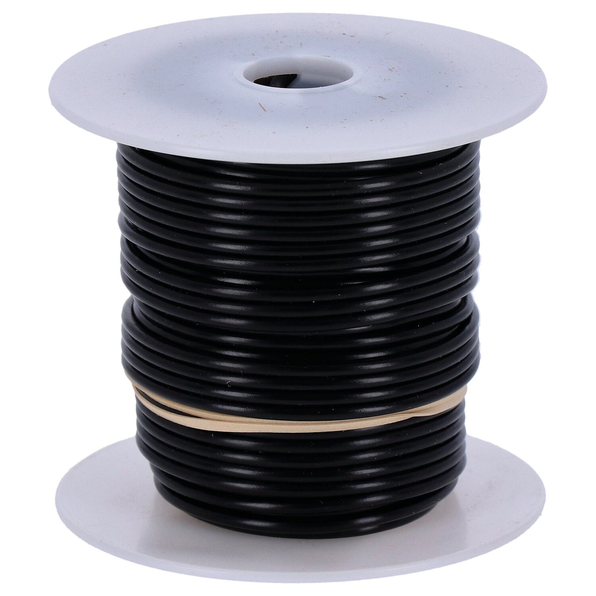Wire on spool, 14 gauge. 100 ft. Black