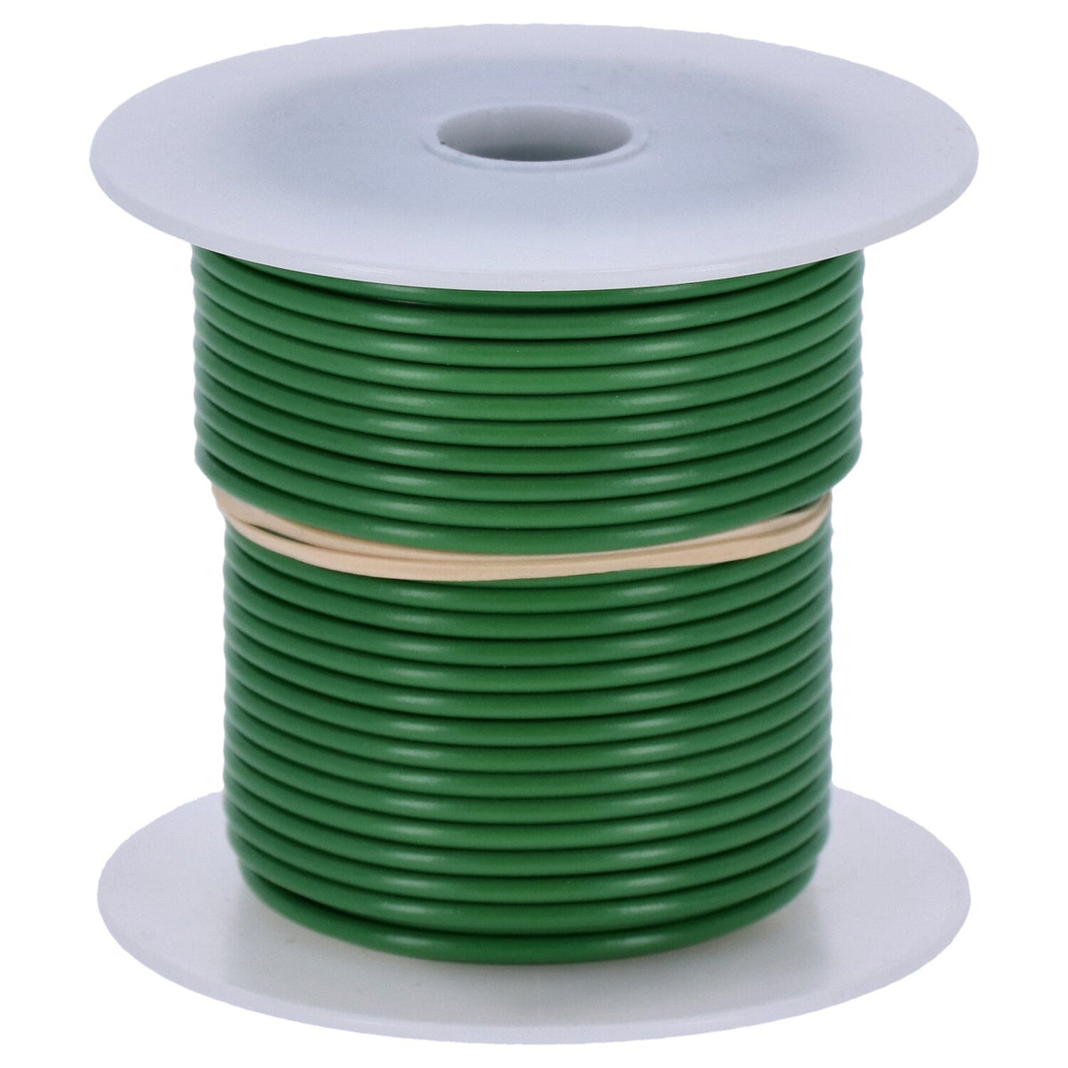 Wire on spool, 14 gauge. 100 ft. Green