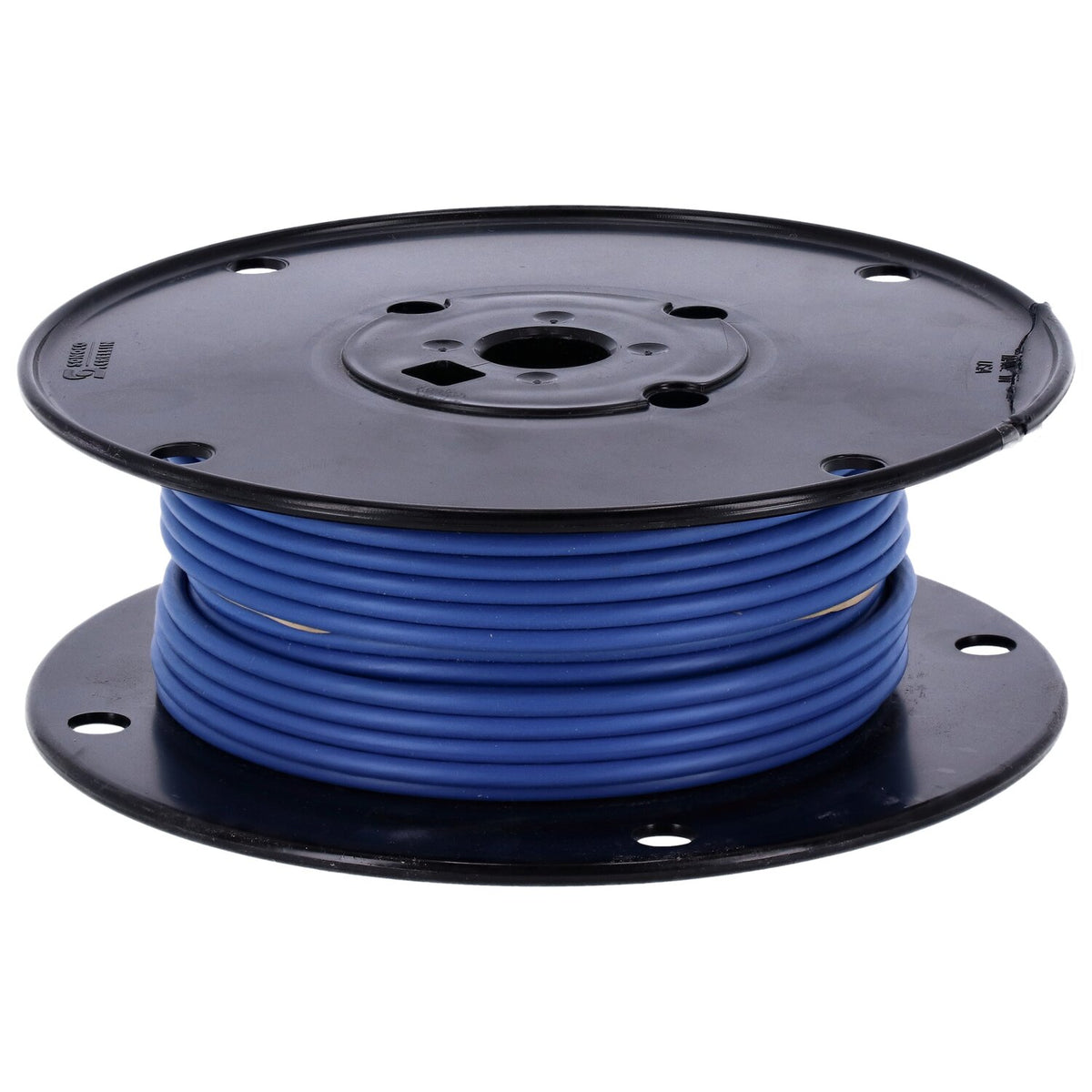 Wire on spool, 10 gauge. 100 ft. Blue