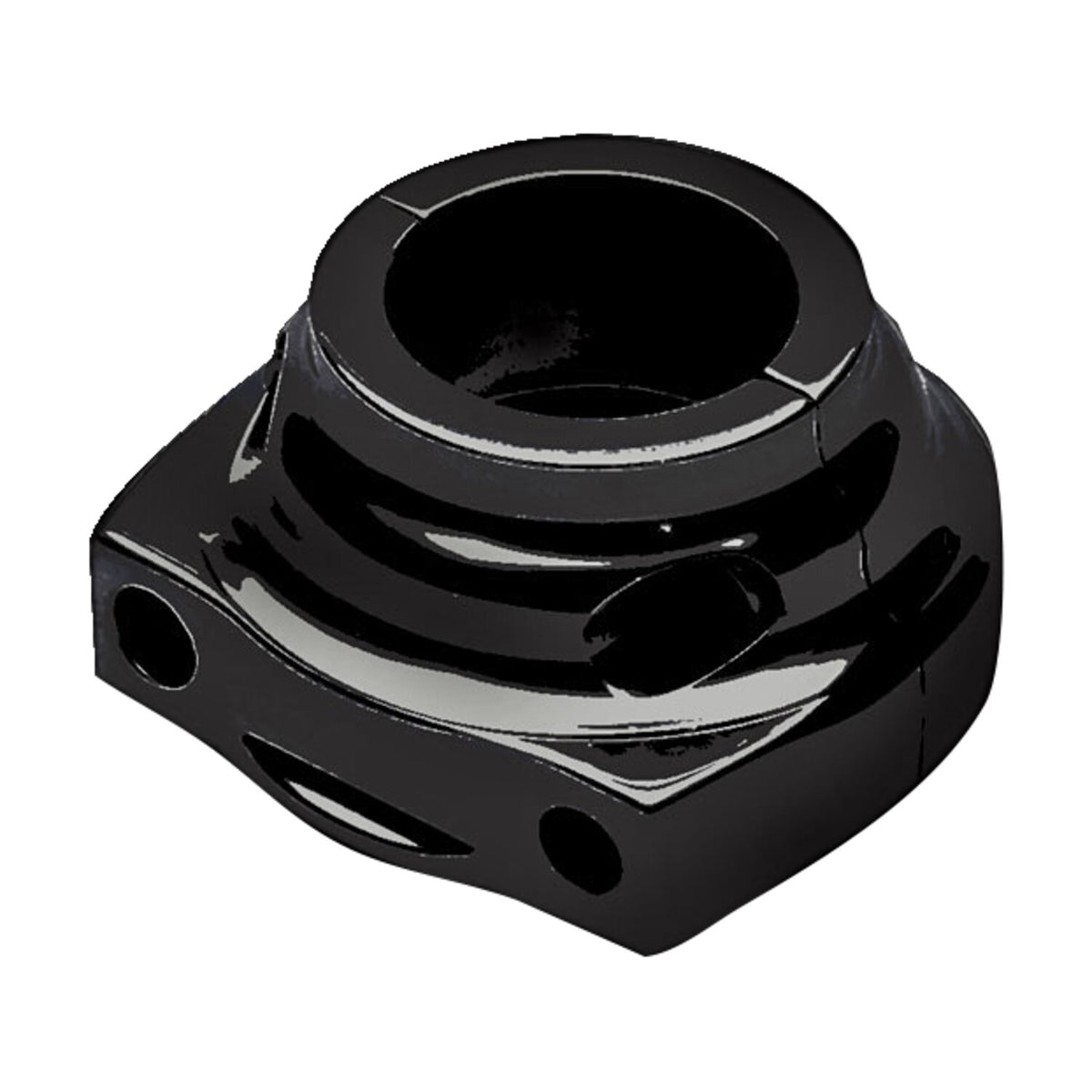 Performance Machine, Contour throttle clamp. Black