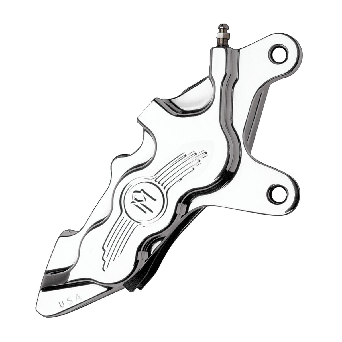 PM, 6-p 112x6b caliper. Bolt-on, 13" right front. Chrome
