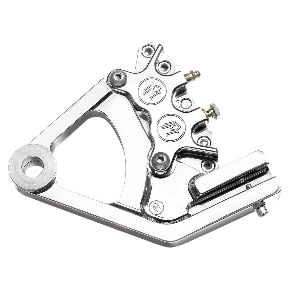 PM, Rear caliper bracket, 11.5". Polished