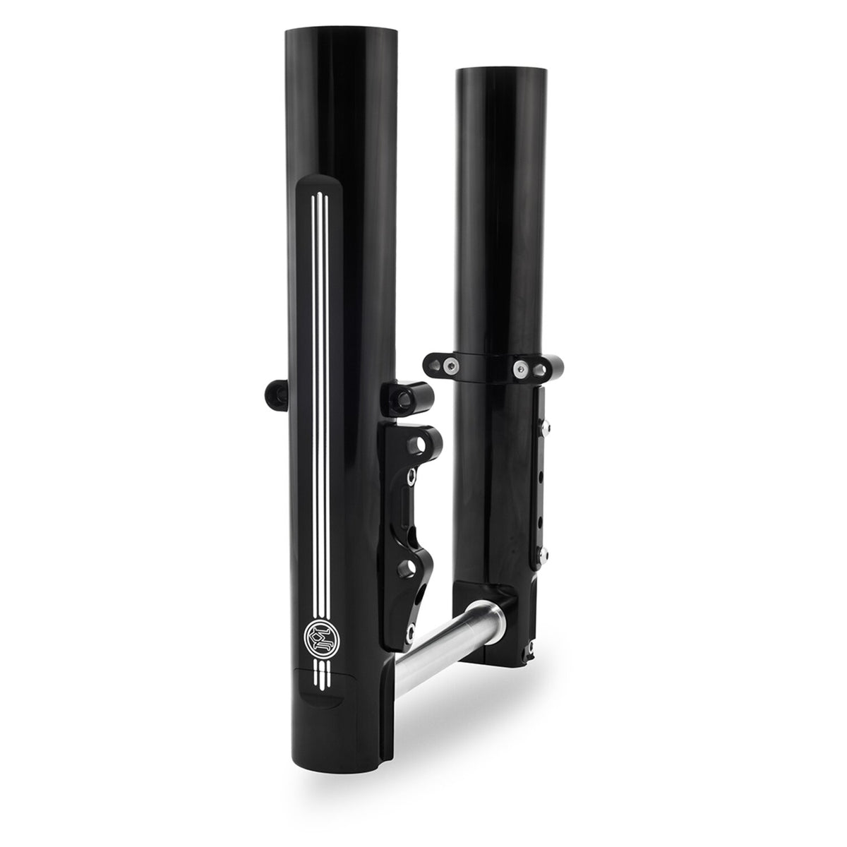 PM, Lower leg assembly, single disc. Black contrast cut