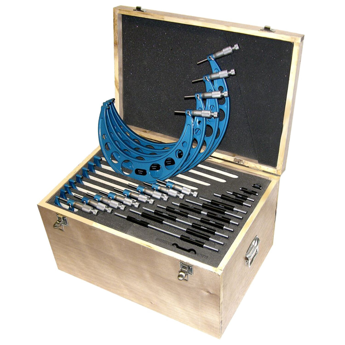 MIB, outside micrometer set, DIN 863. 0-100mm