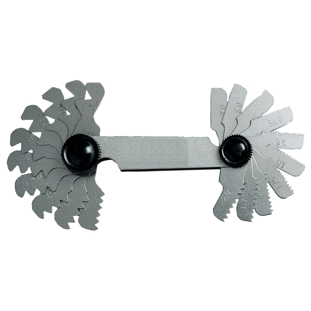 MIB, bolt thread pitch gauge. Metric threads 0.4 - 7.0