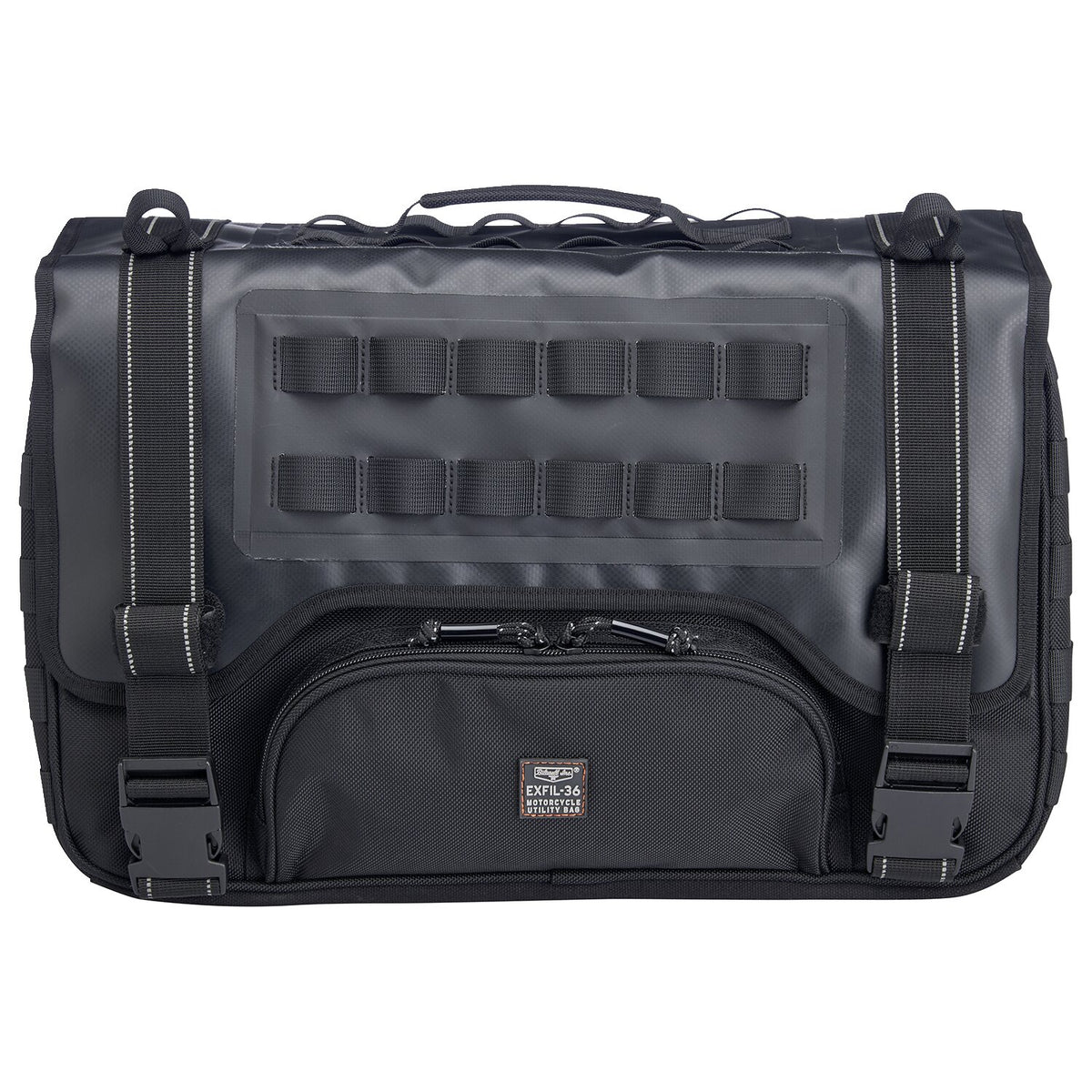 Biltwell, Exfil-36 throw-over saddlebags. Black