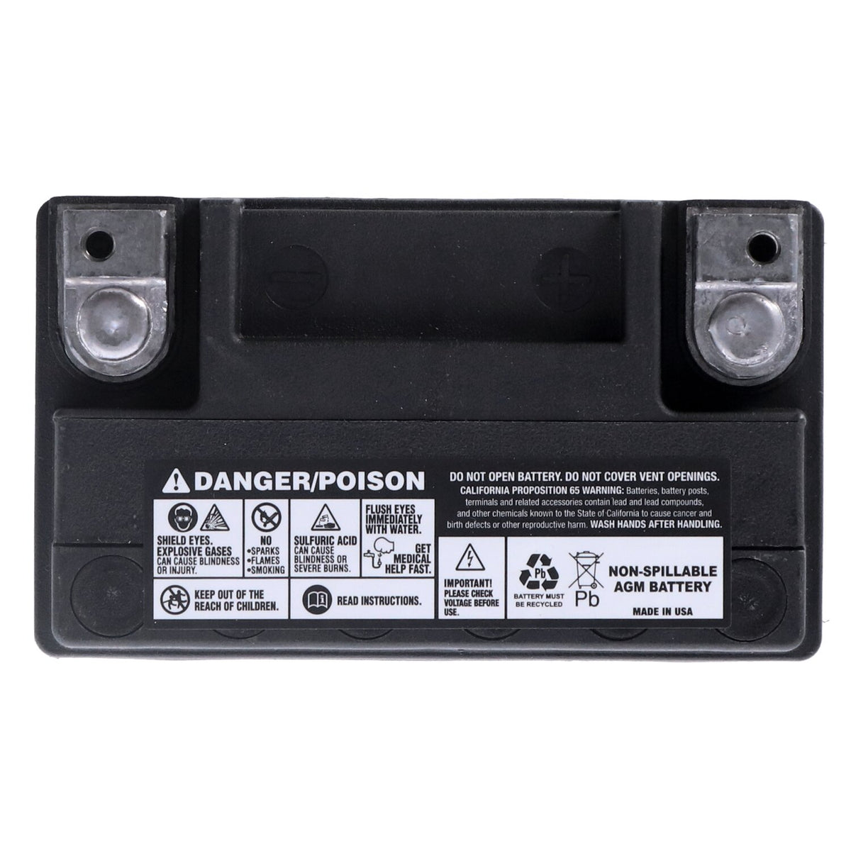 MCS, Advance Series - AGM sealed battery. 12v, 12ah, 220cca