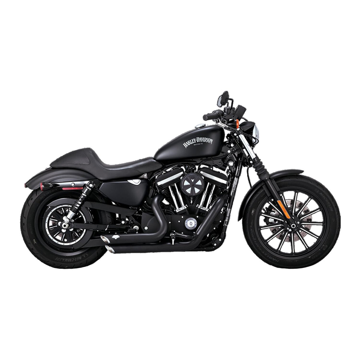Vance & Hines, Shortshots staggered PCX exhaust. black