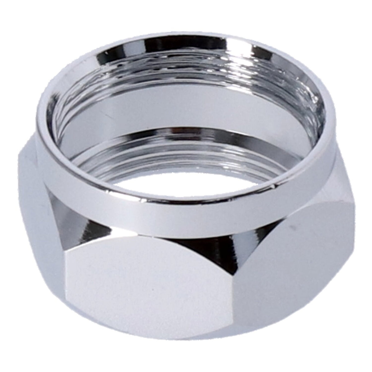 Petcock nut. Chrome