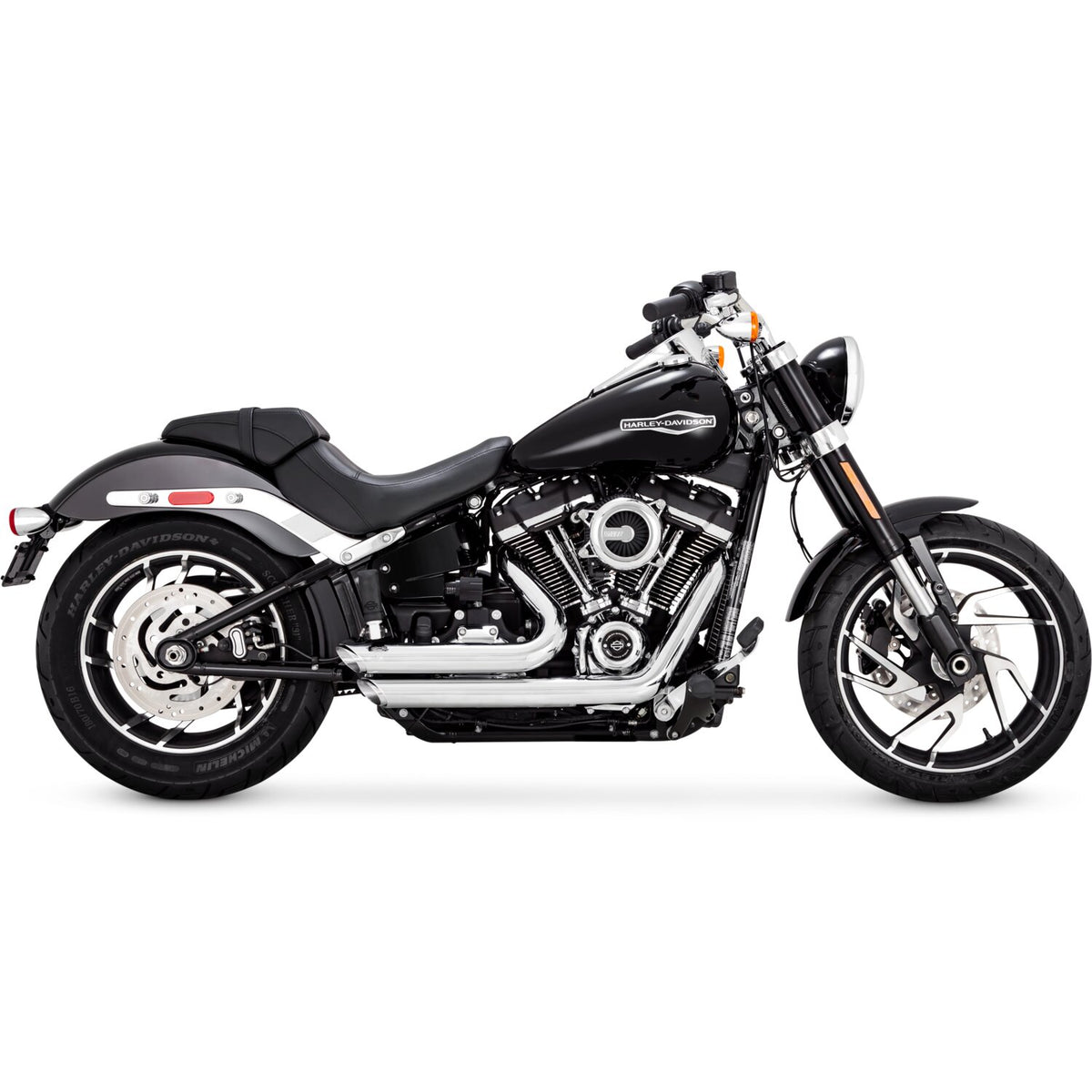 Vance & Hines, Shortshots staggered PCX exhaust. chrome