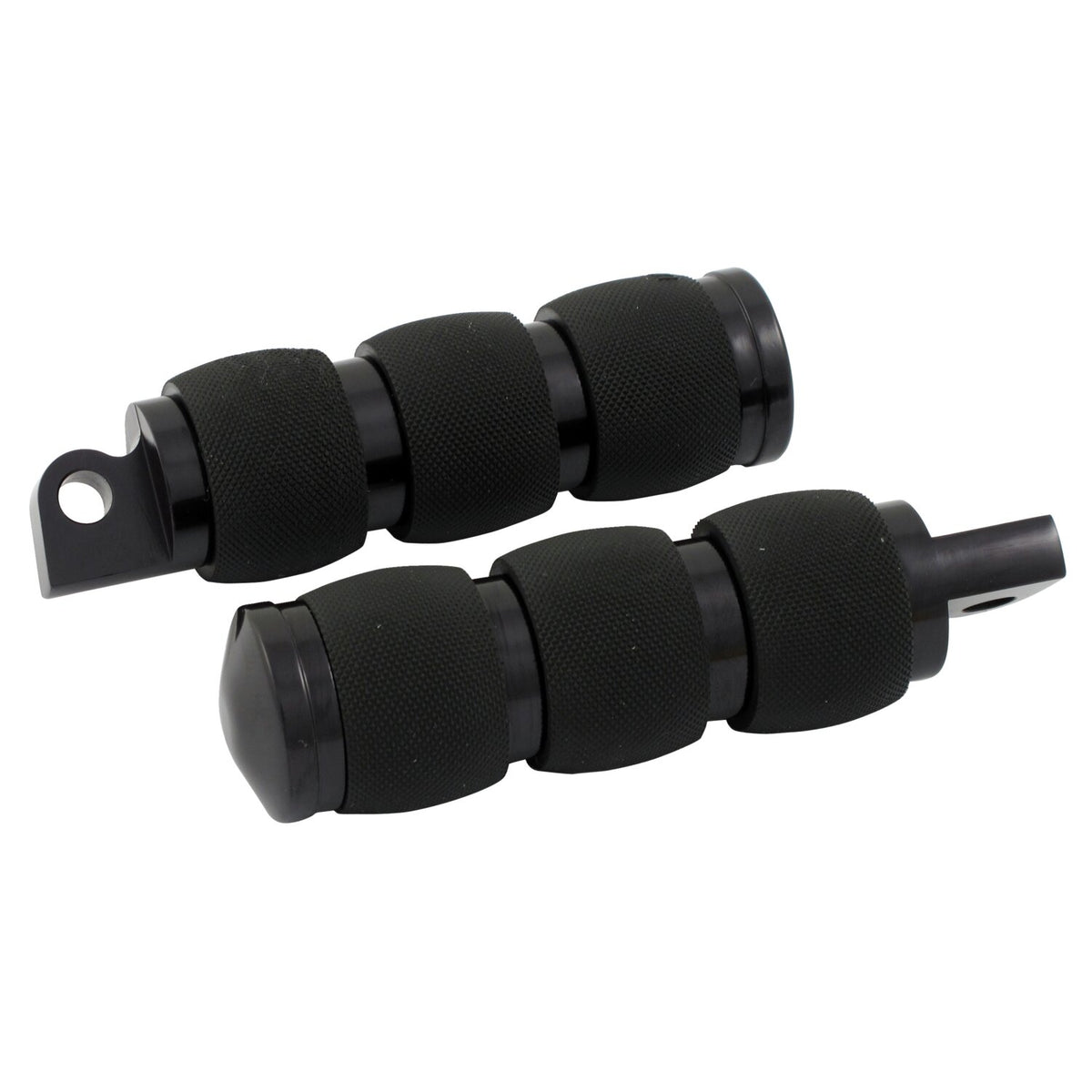 Avon Folding foot pegs Air Cushion, black anodized
