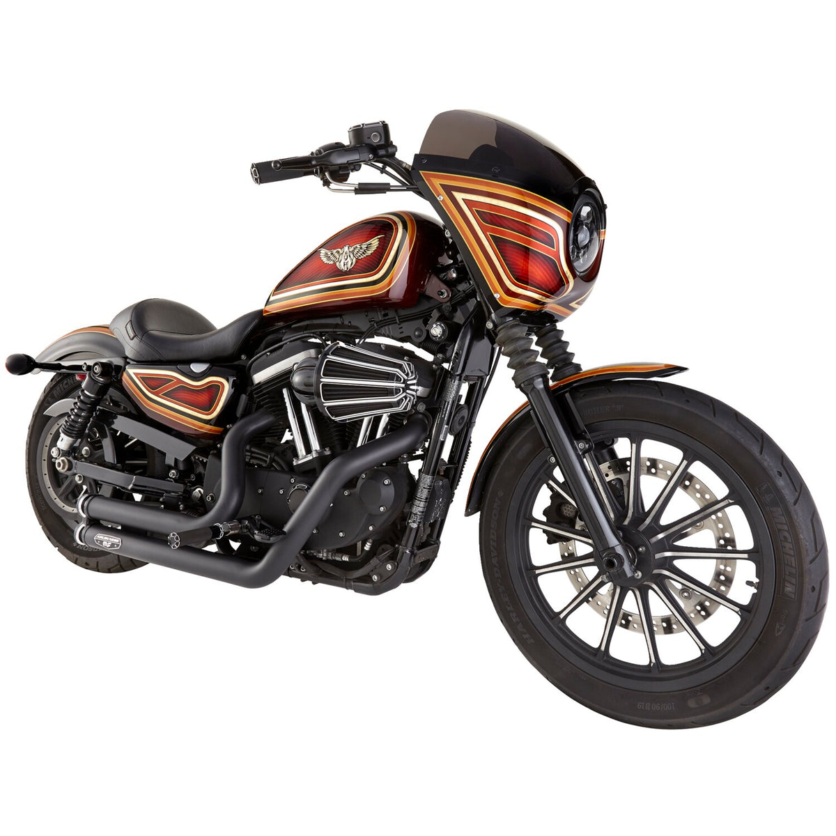 Arlen Ness, 90° Monster Sucker air cleaner. 10-Gauge