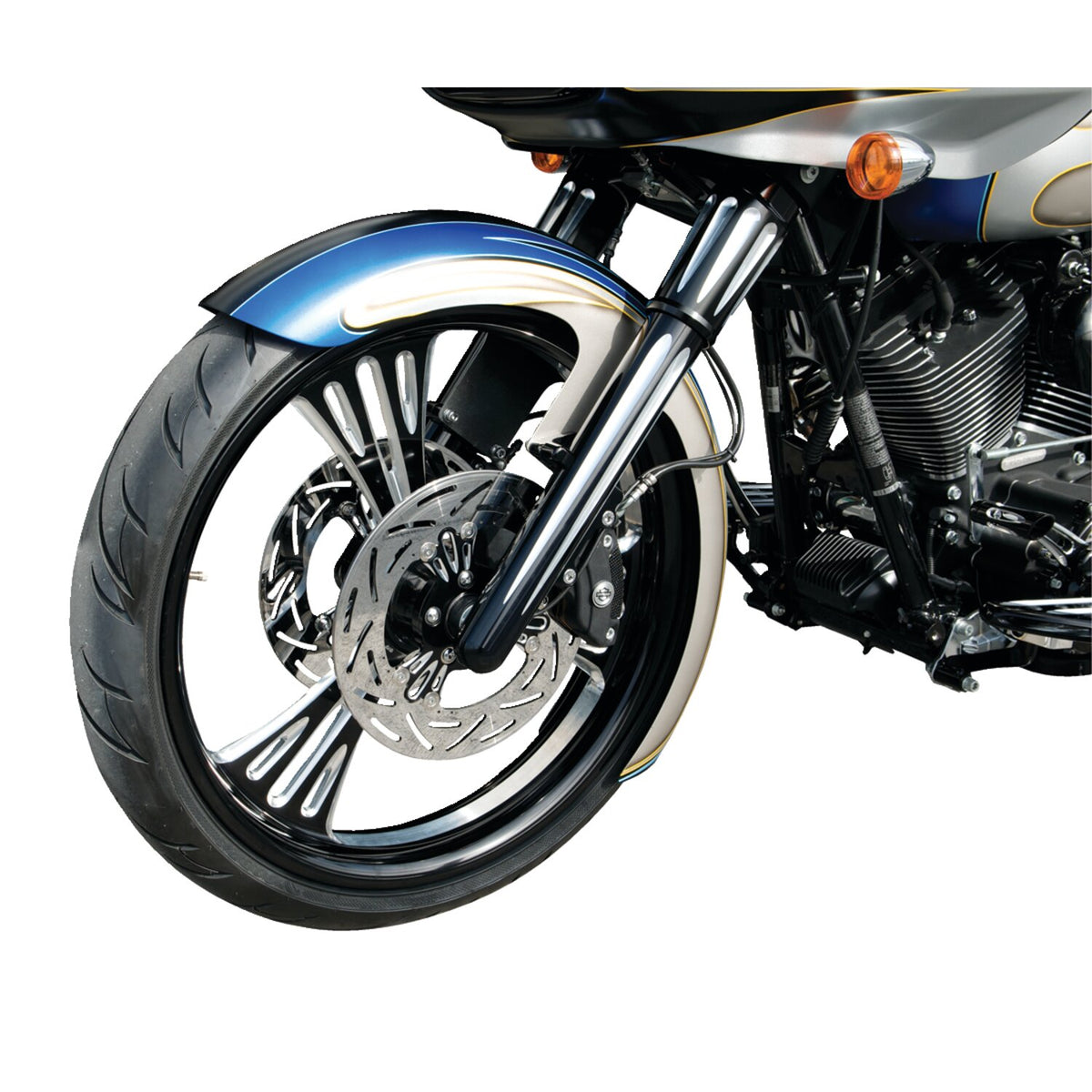 Arlen Ness, Hot legs dual disc deep cut, black