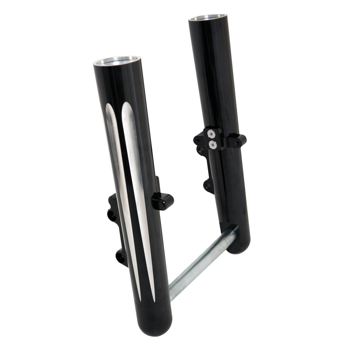 Arlen Ness, 49mm hot legs dual disc deep cut, black