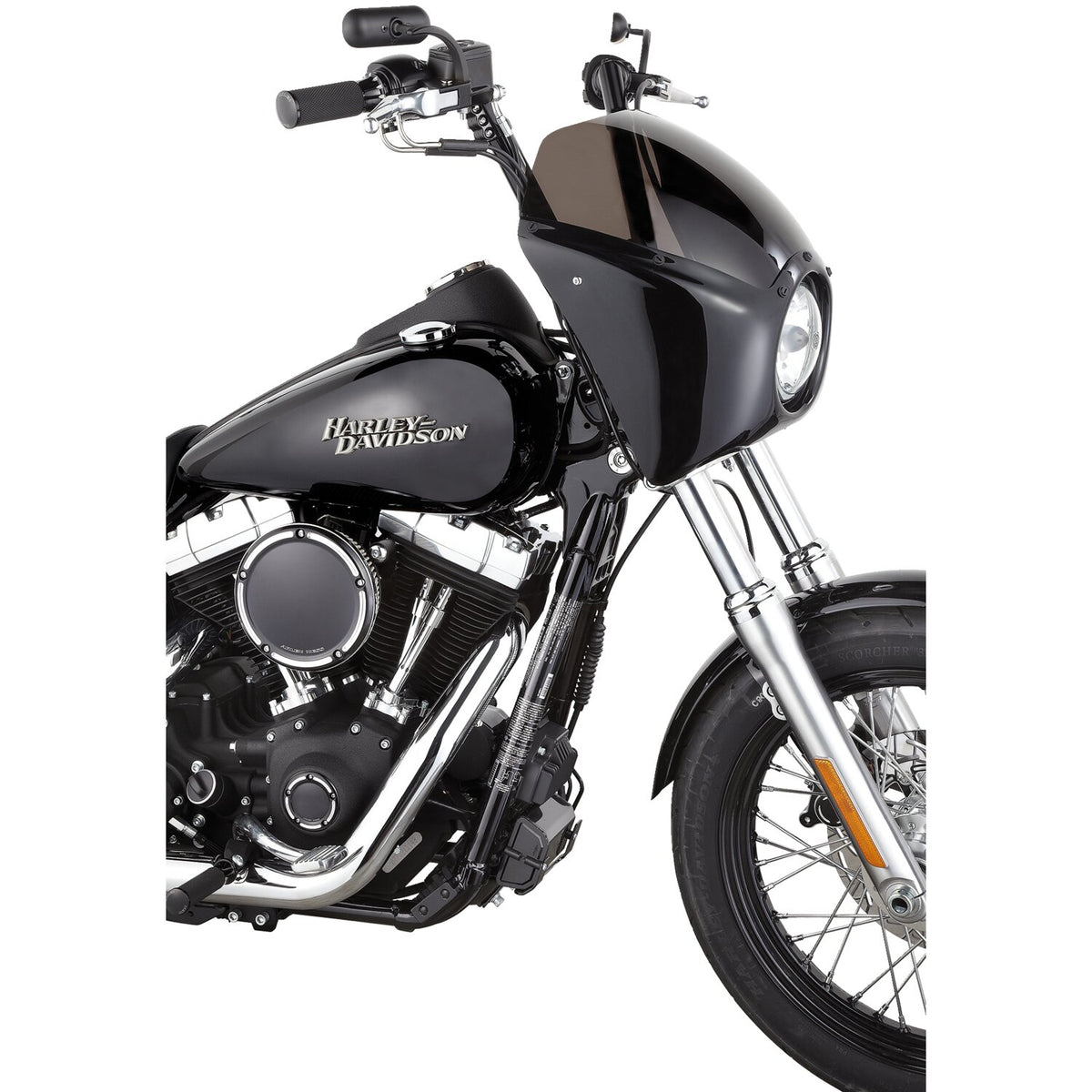 Ness, Bolt-on Dyna fairing kit. Plain paintable finish