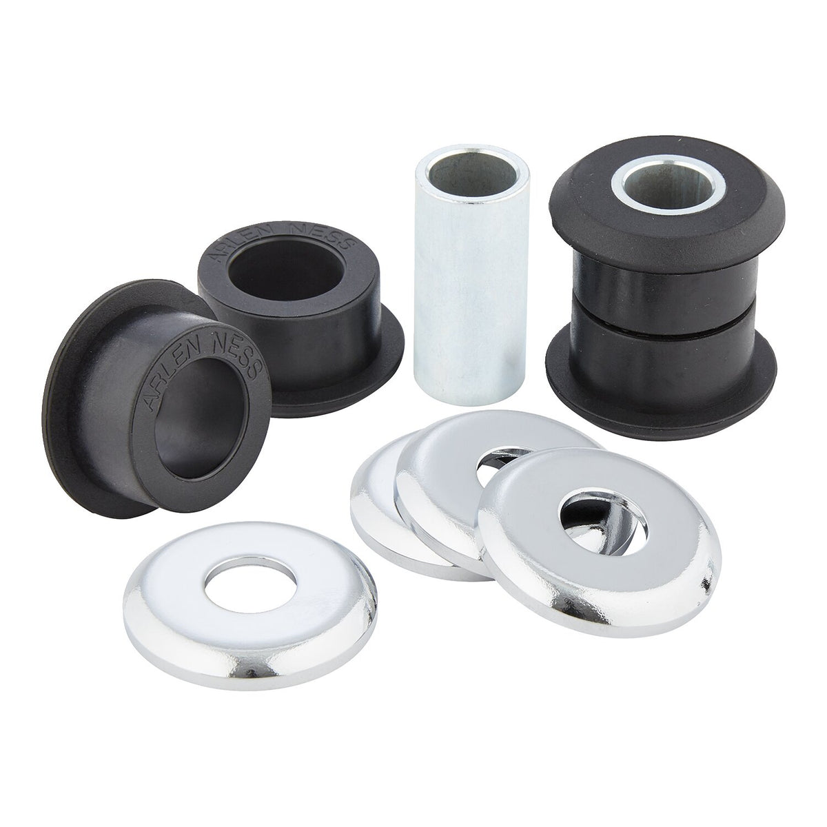Arlen Ness, handlebar dampening kit. Harder. Chrome washers