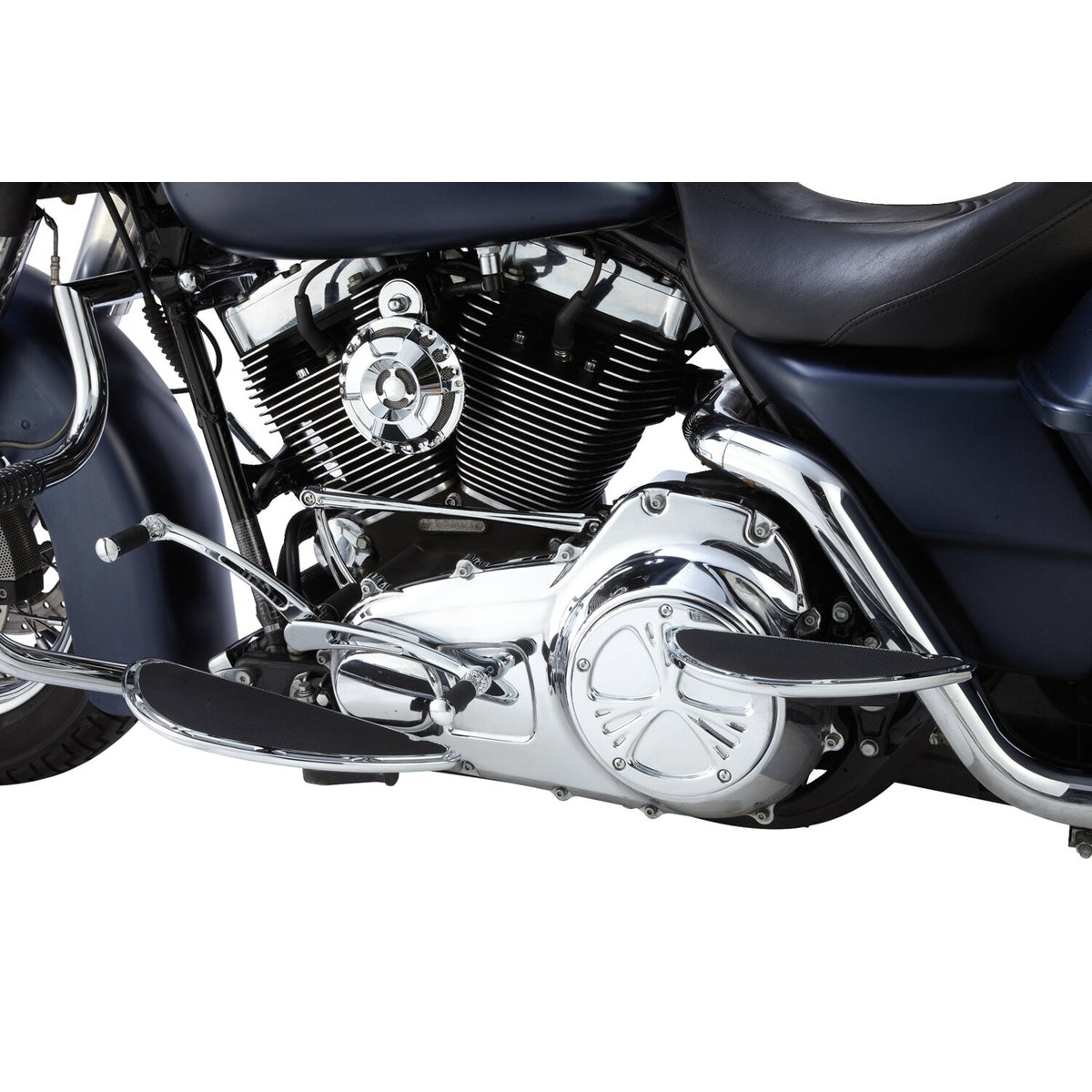 Arlen Ness, shifter rod Deep Cut Round. Chrome
