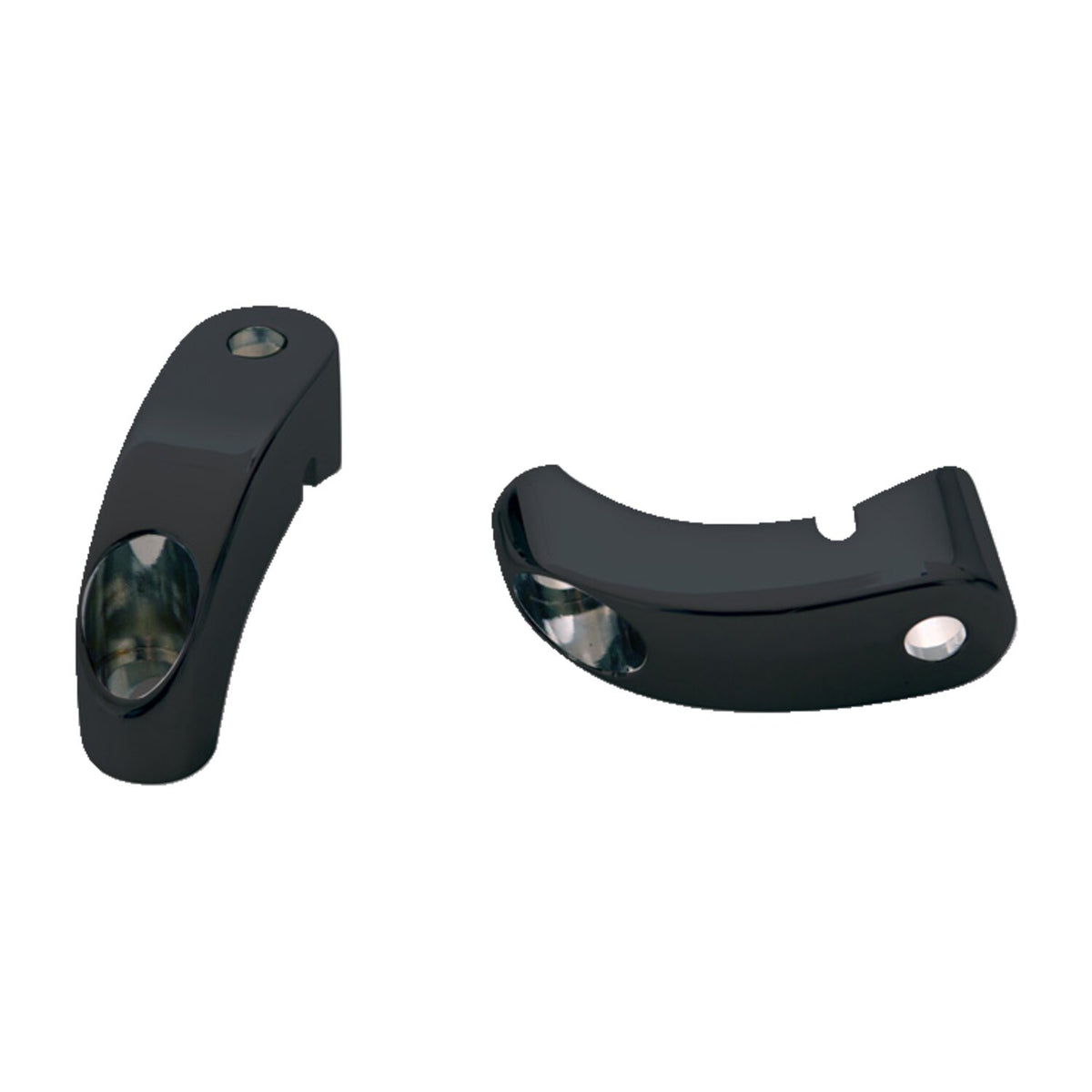 Arlen Ness, triple tree turn signal mounts. Black