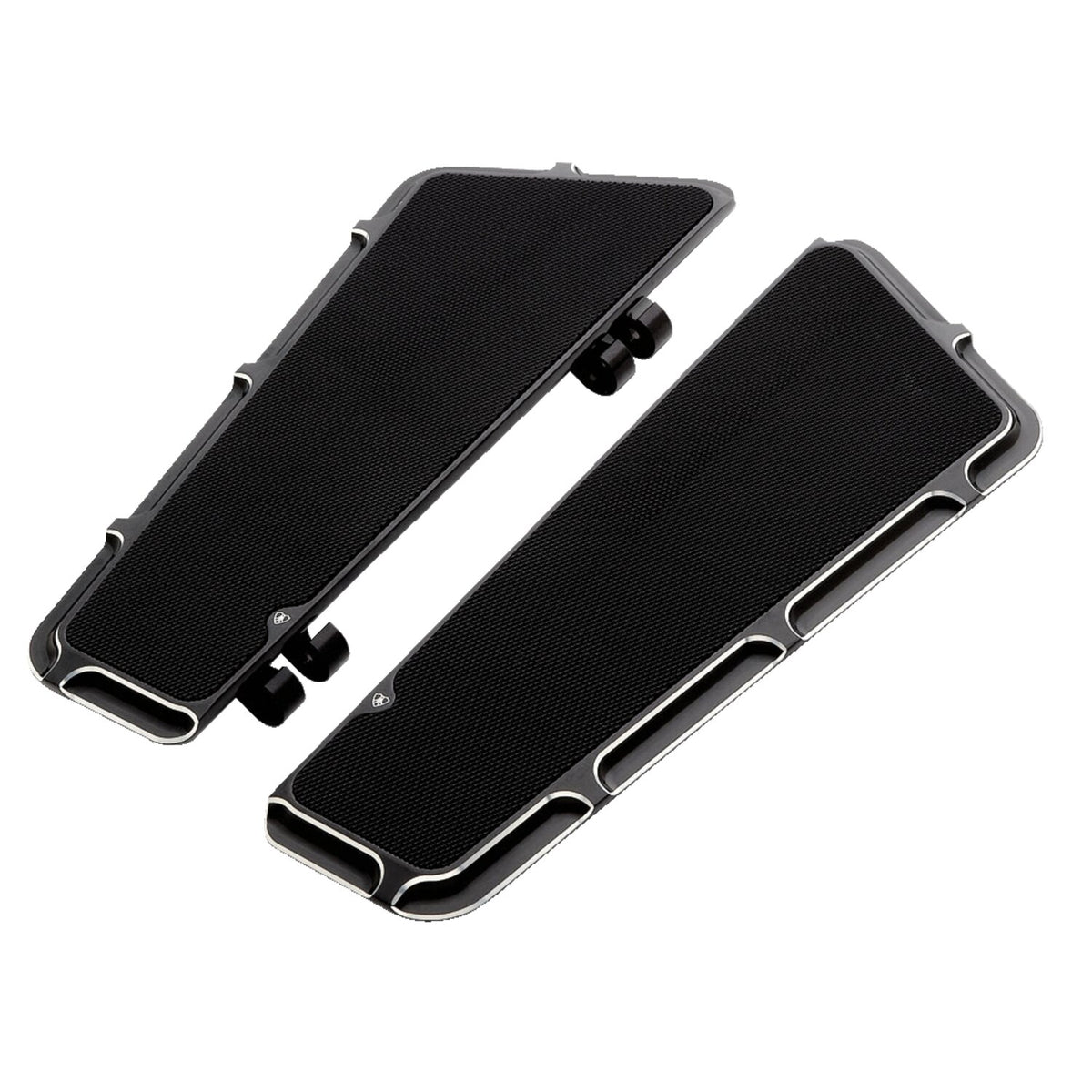 Arlen Ness, Fusion Beveled rider floorboards. Black CC