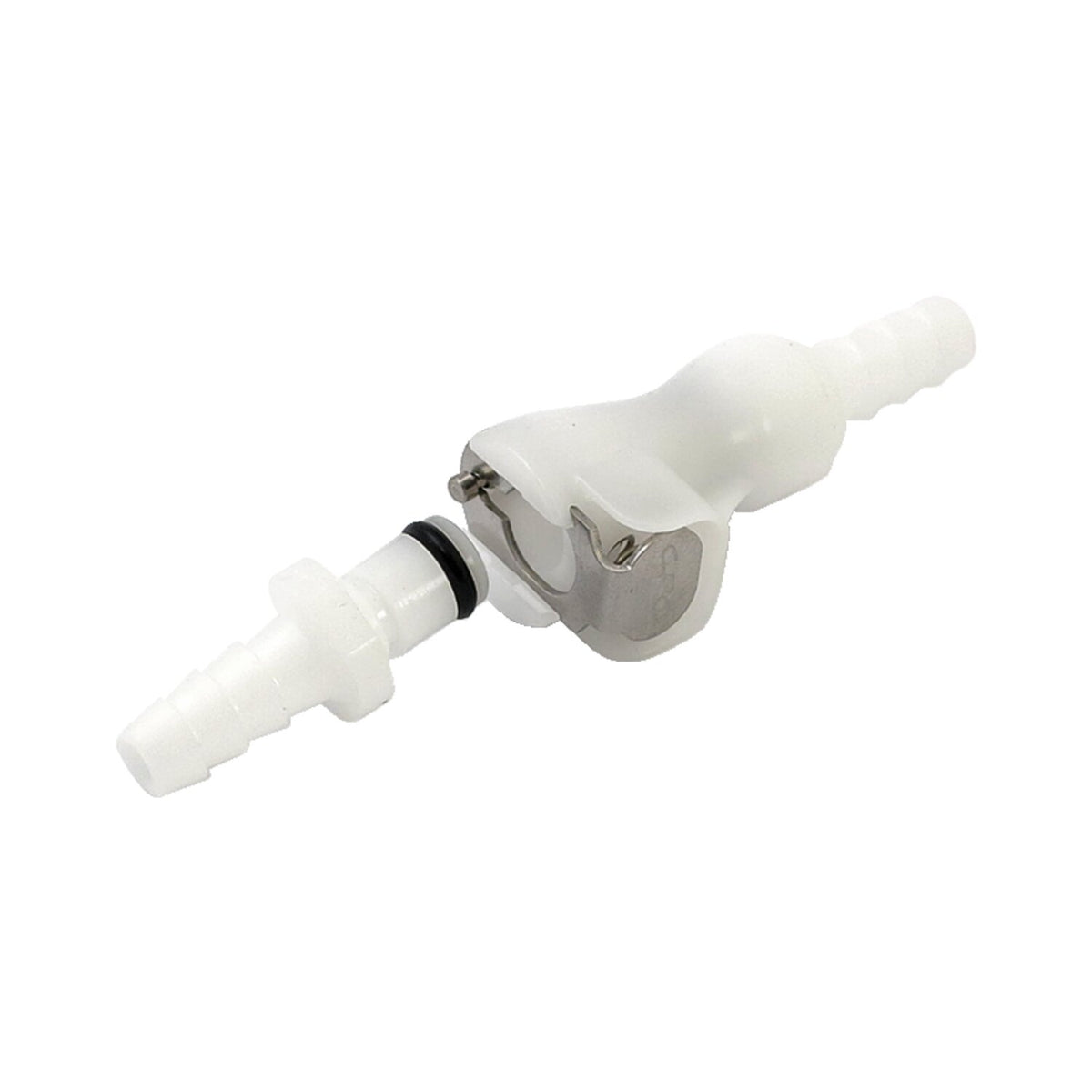Motion Pro, fuel hose connector. 5/16" I.D. Single shut off