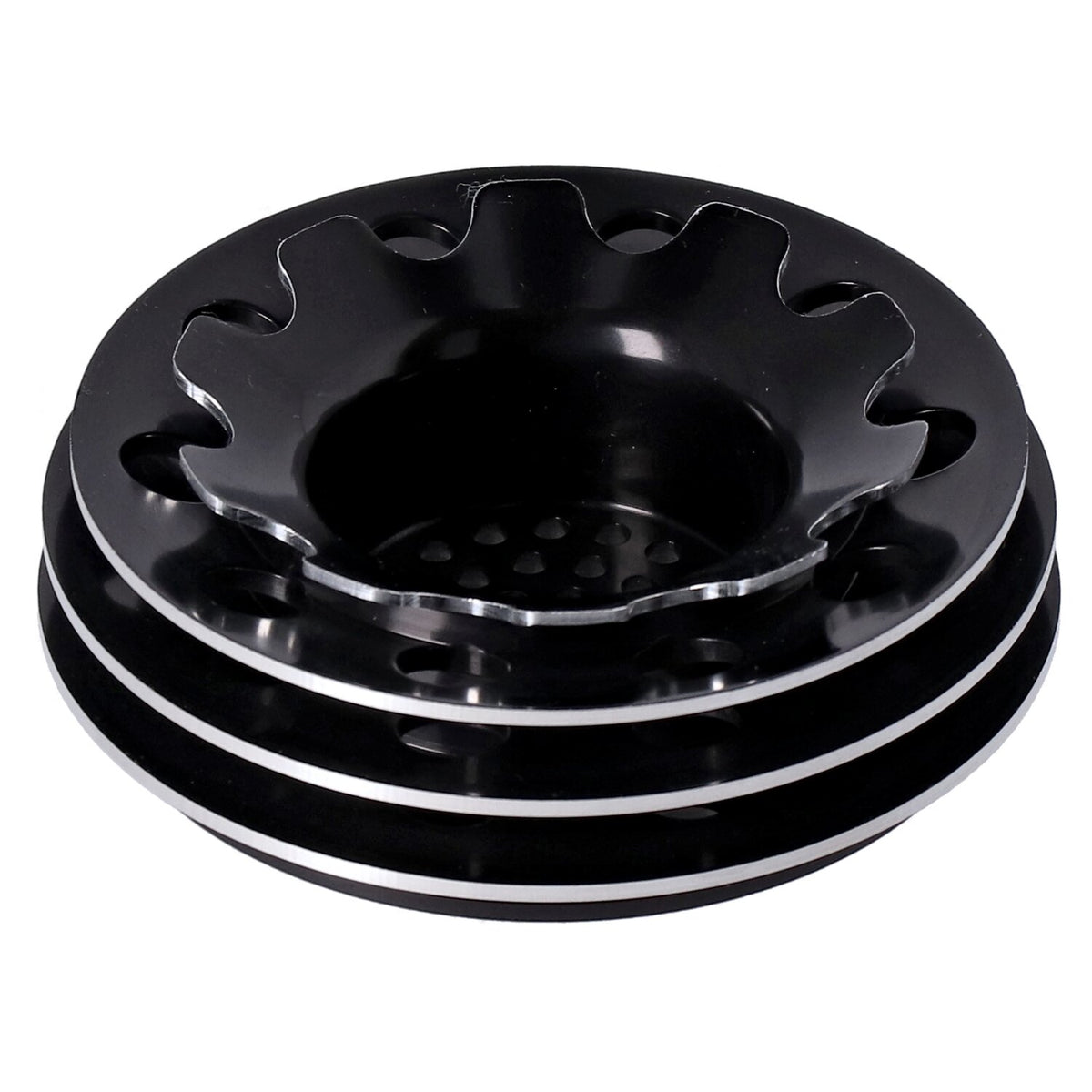 JIMS, cam cover / heat sink. Black