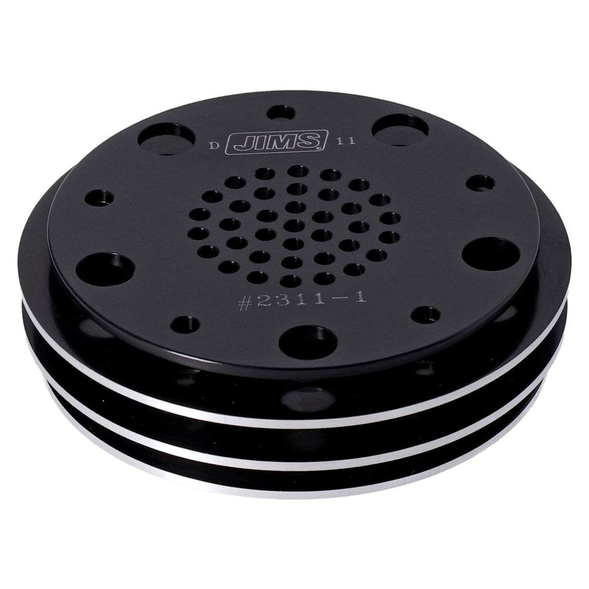 JIMS, cam cover / heat sink. Black
