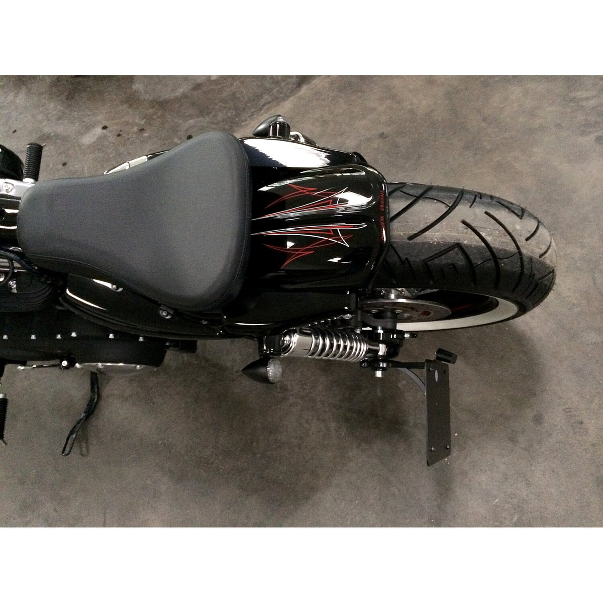 Cult-Werk, XL 'Old School' rear fender. Gloss black