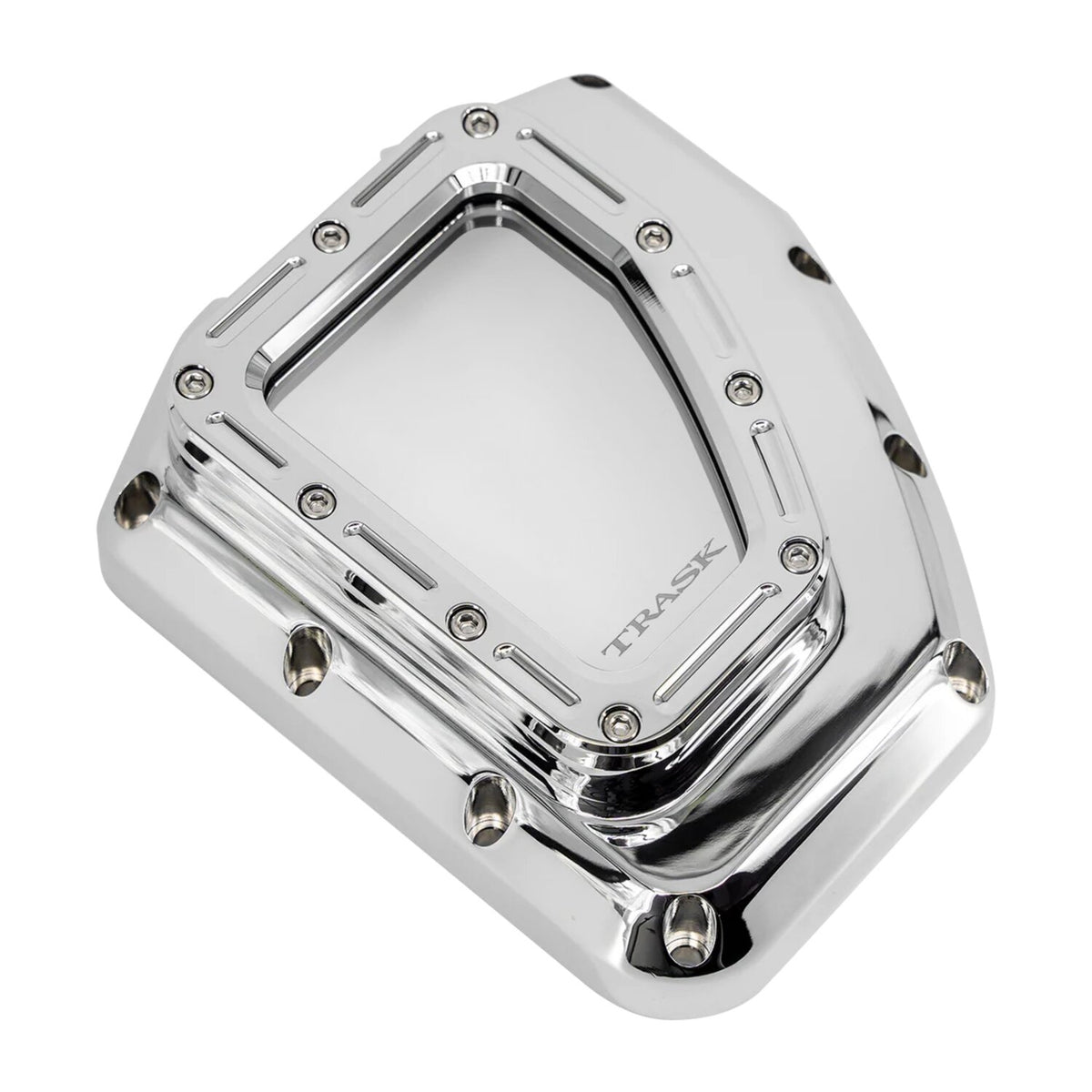 Trask, Assault cam cover w/window. Chrome