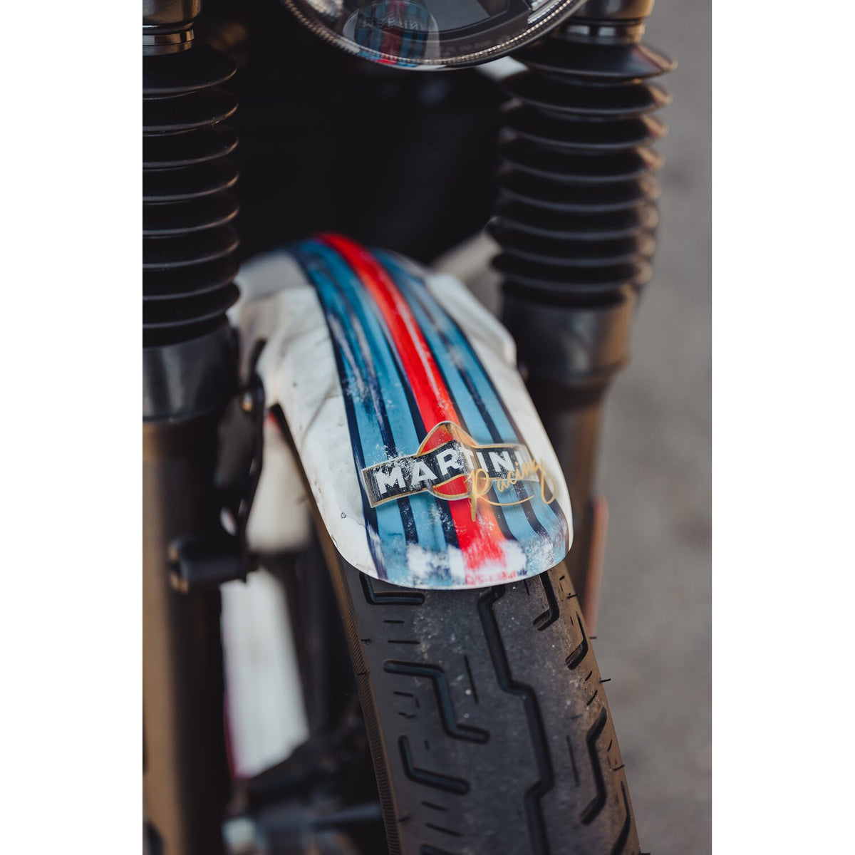 Cult-Werk, front fender Old School. Matte black