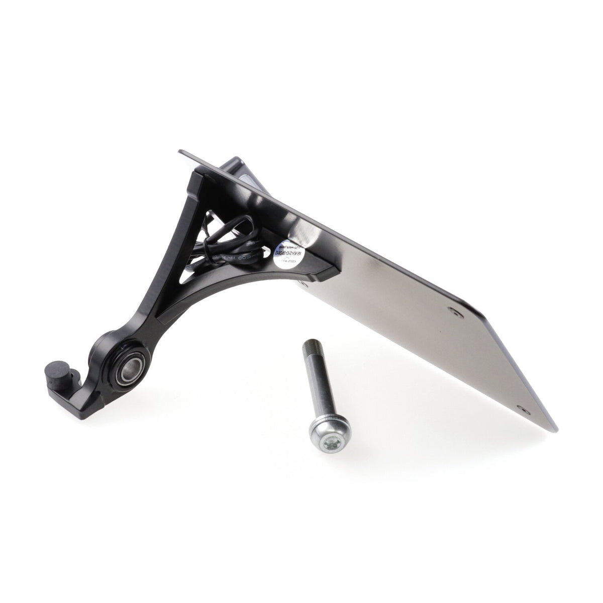 Cult-Werk, side mount license plate bracket, black. Austria